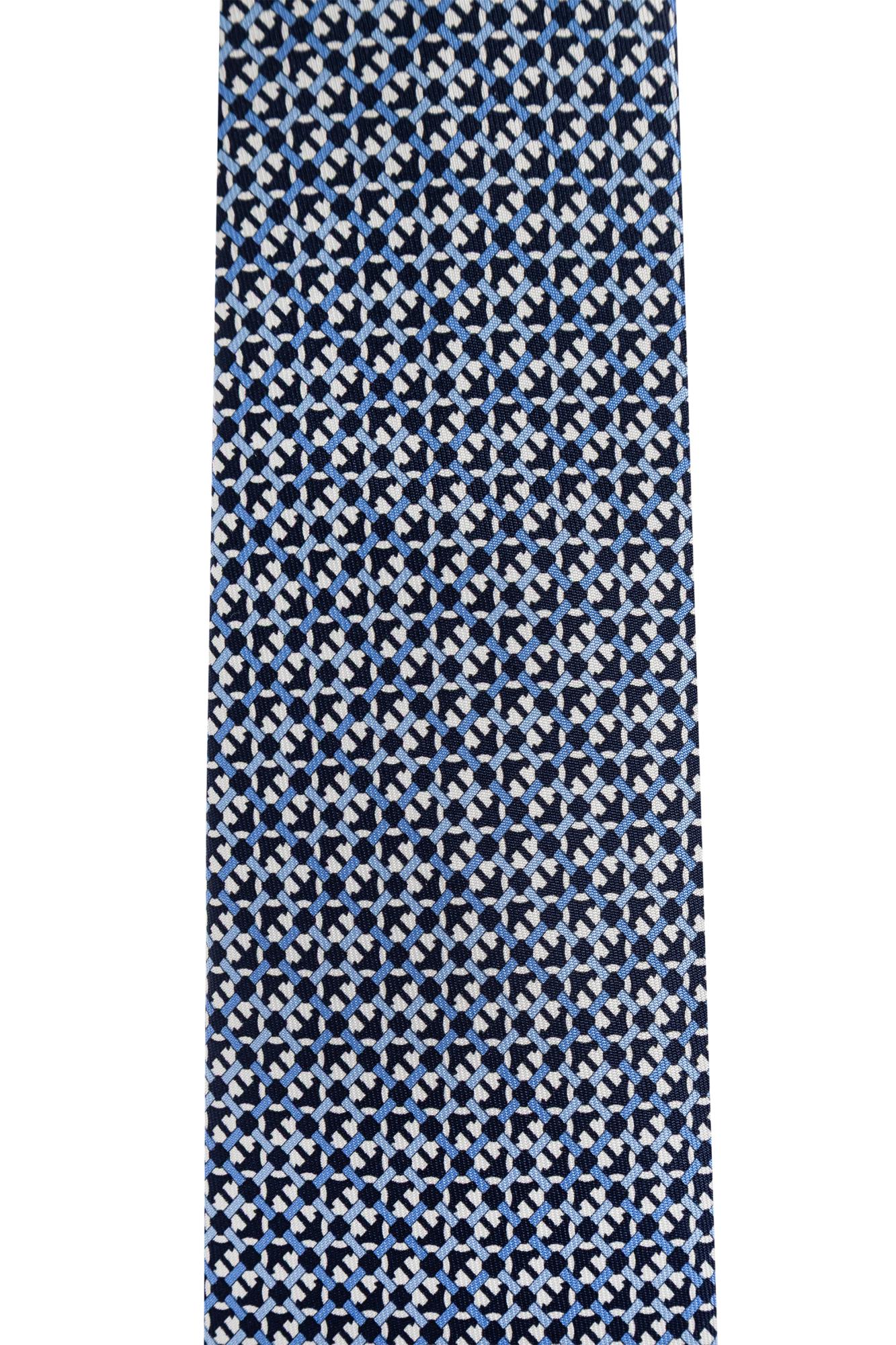 Ferragamo Silk Tie In Blue