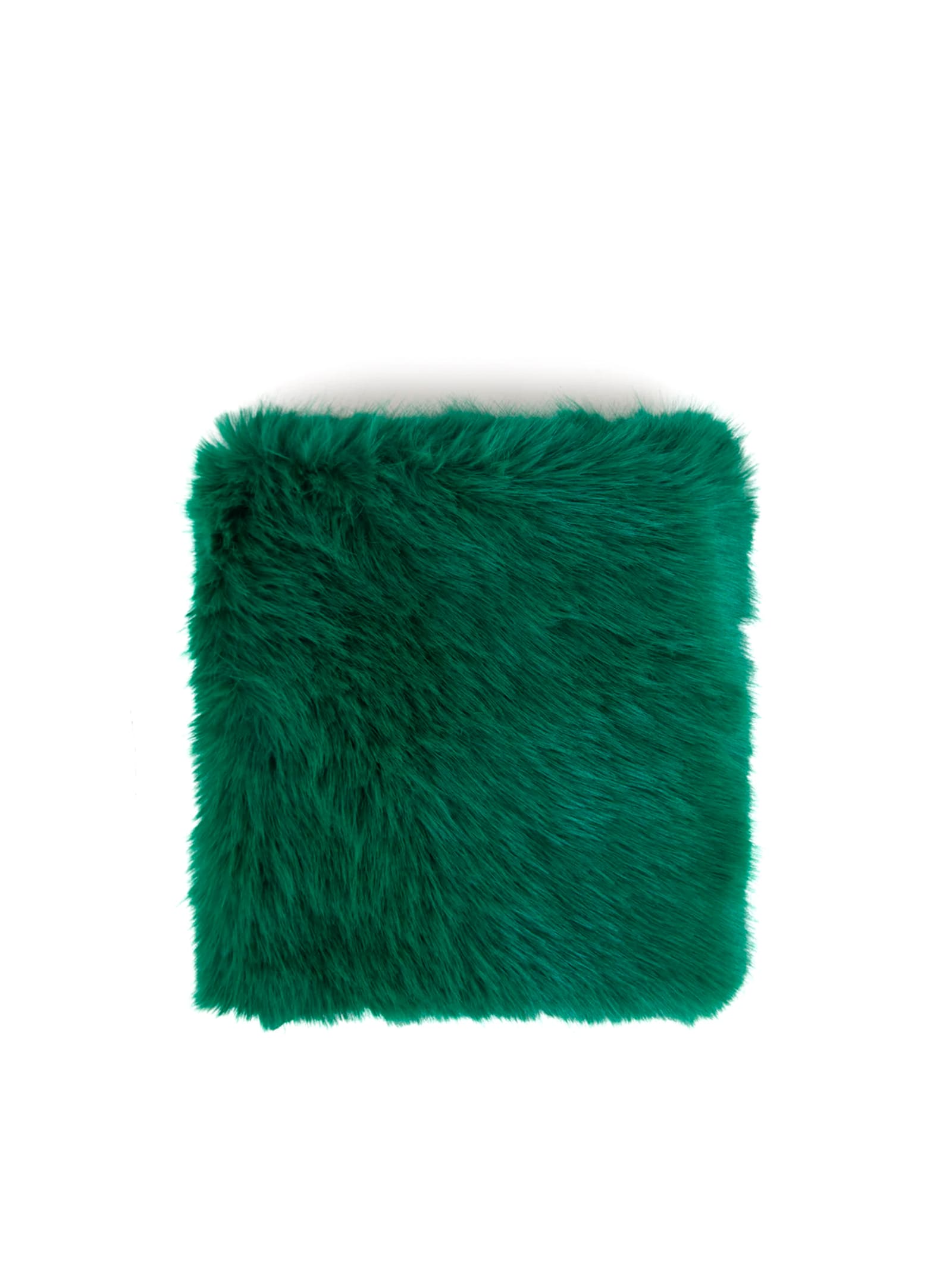 V73 Faux Fur Stole Jane In Green