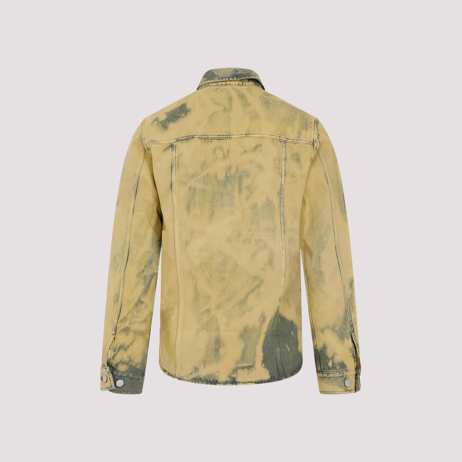 Shop Dries Van Noten Cotton Curtis Shirt In Lime