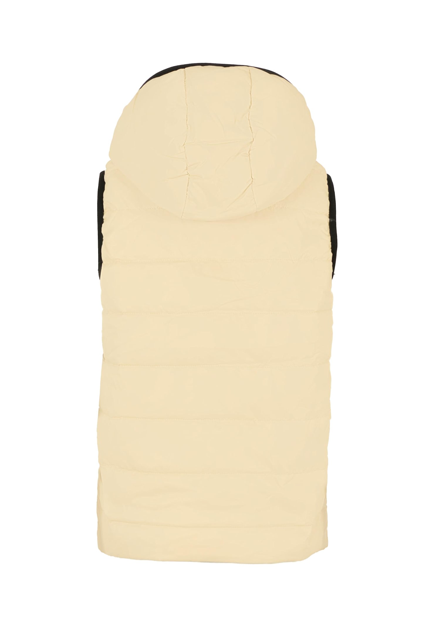 Hugo Boss Reversible Ivory Vest For Boy With Logo In Neutral