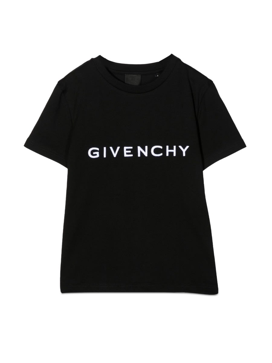 Givenchy Logo-print Short-sleeve T-shirt In Black