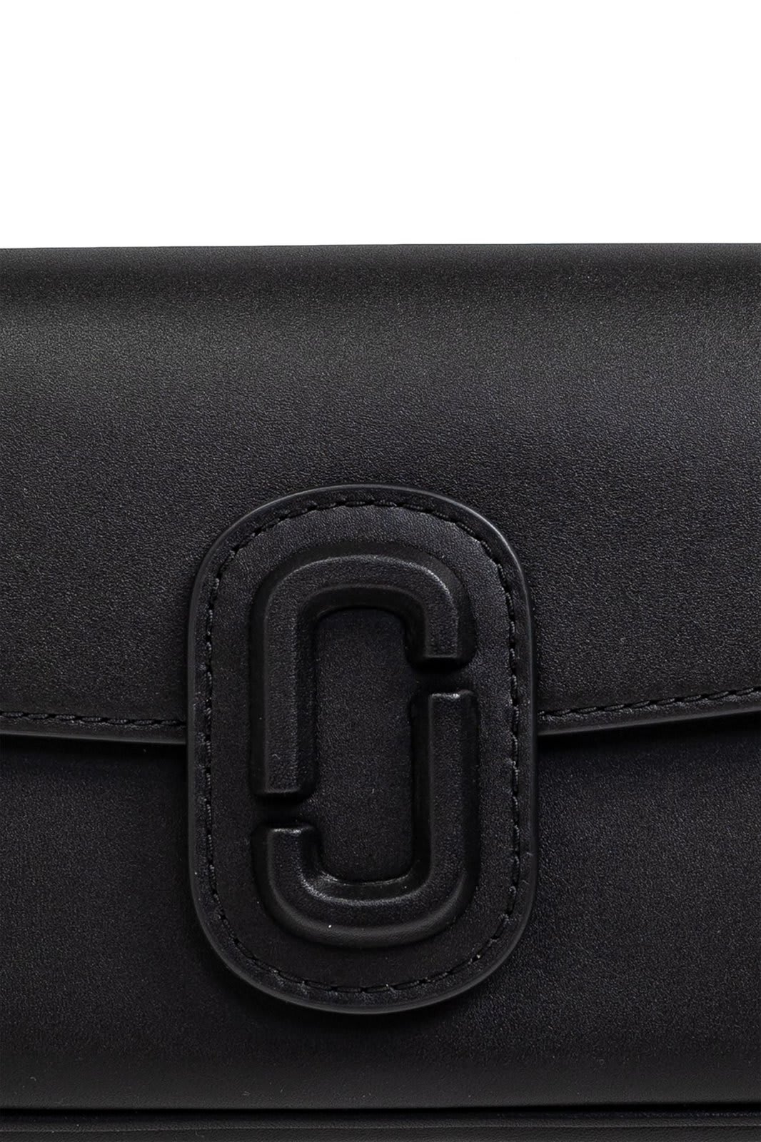 Marc Jacobs Clover Black Leather Bag In Black
