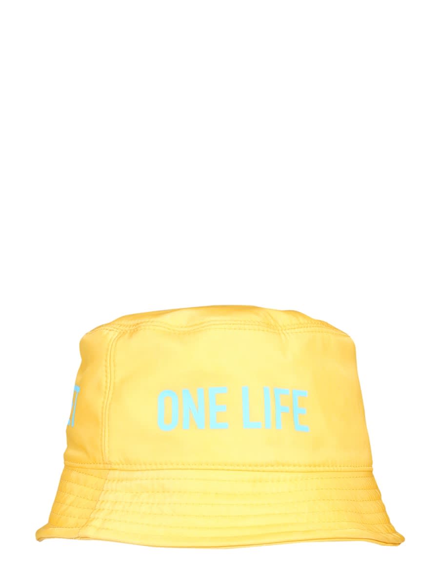 Shop Dsquared2 Bucket Hat In Yellow