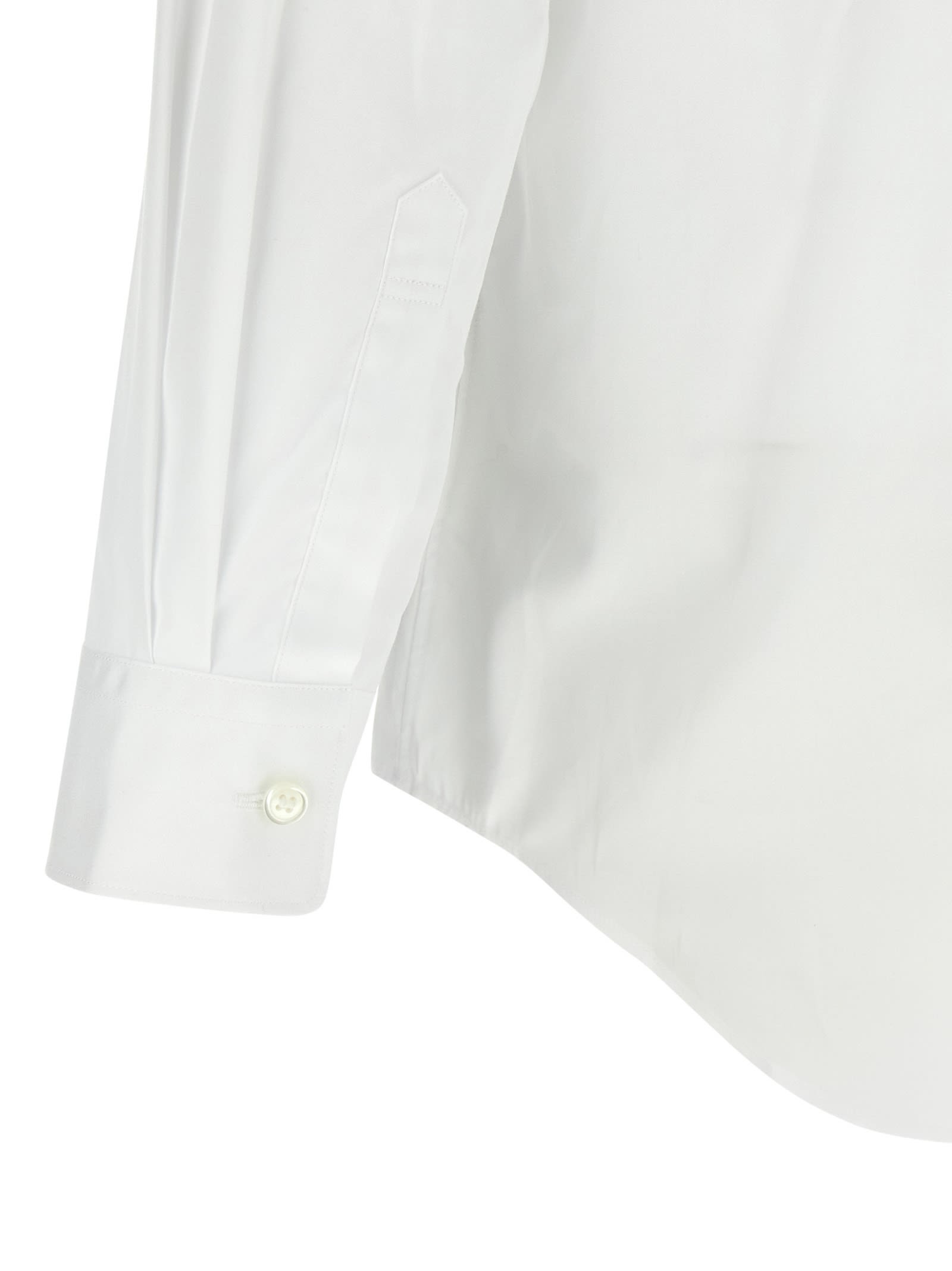 Comme Des Garçons Play Black Heart Shirt In White