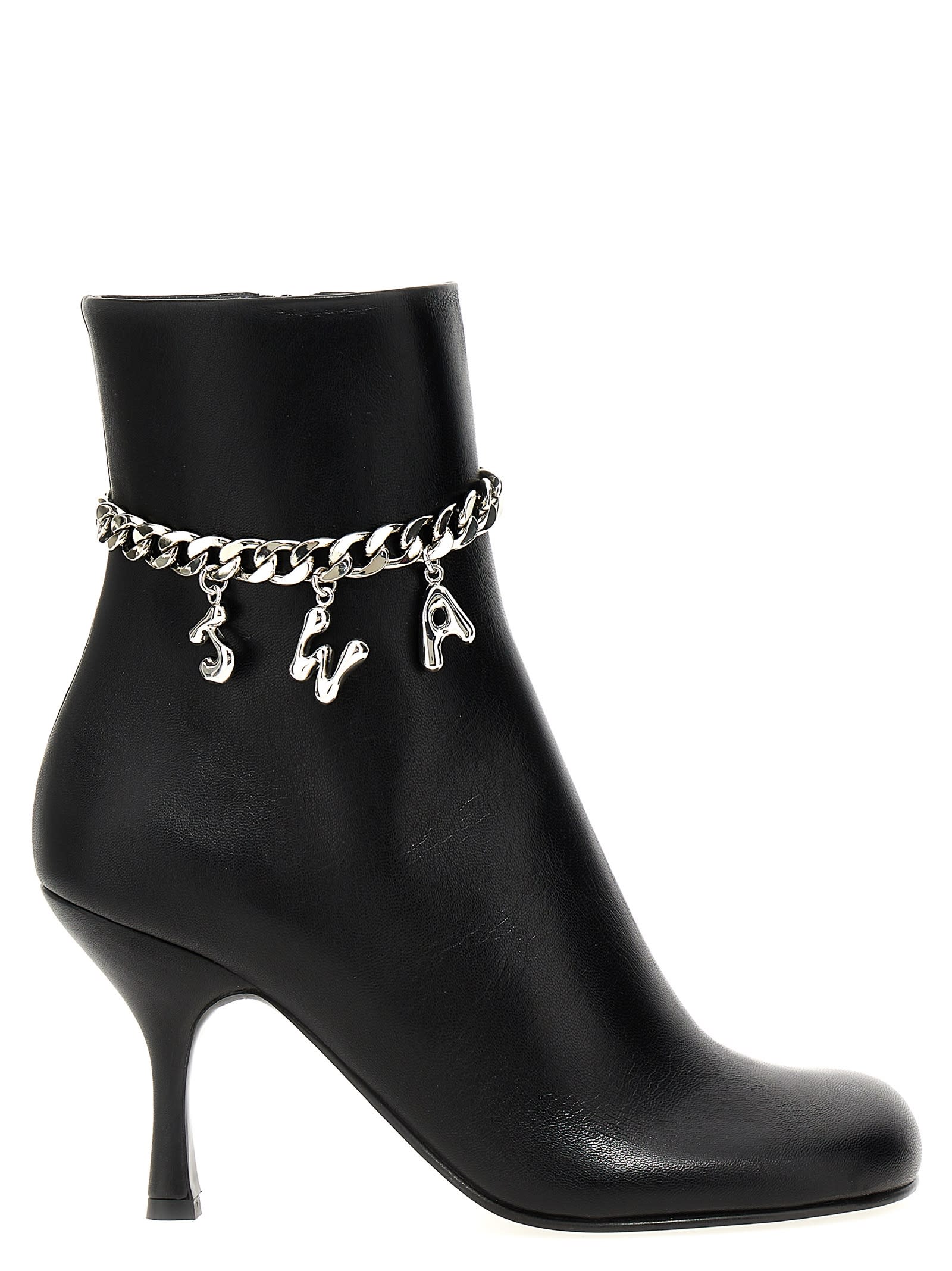 Shop Jw Anderson W/p Ankle Boots In Black