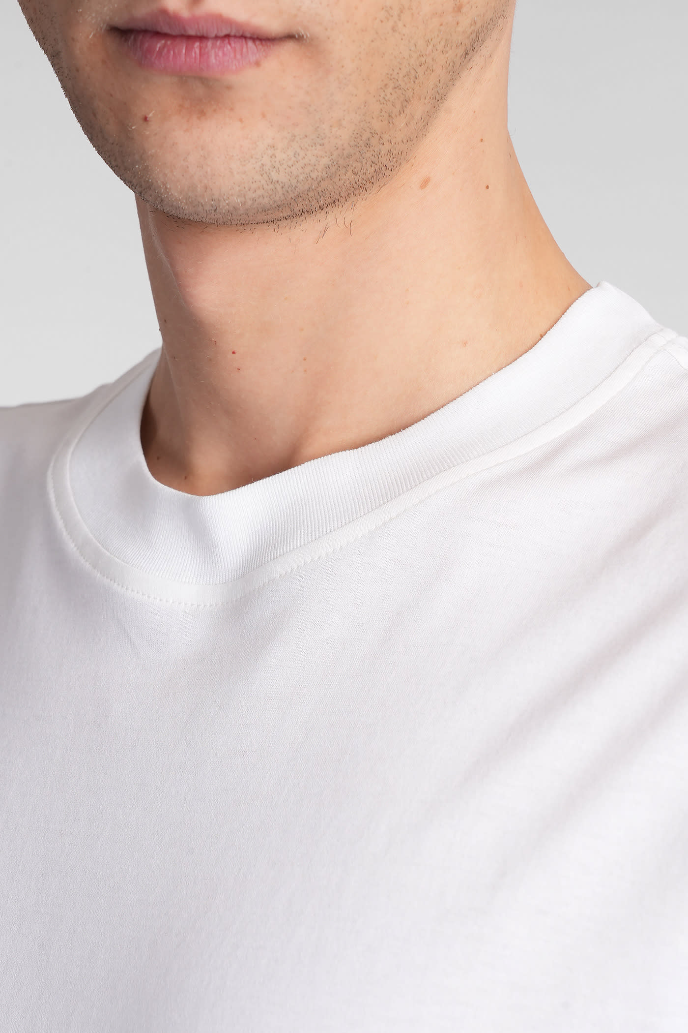 Pt Torino 01cd T-shirt In White Cotton In White