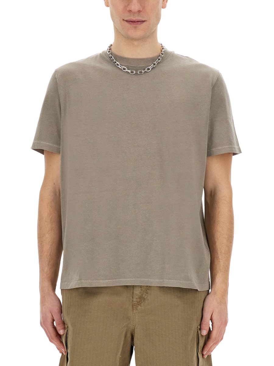 Shop Our Legacy Cotton T-shirt In Dove