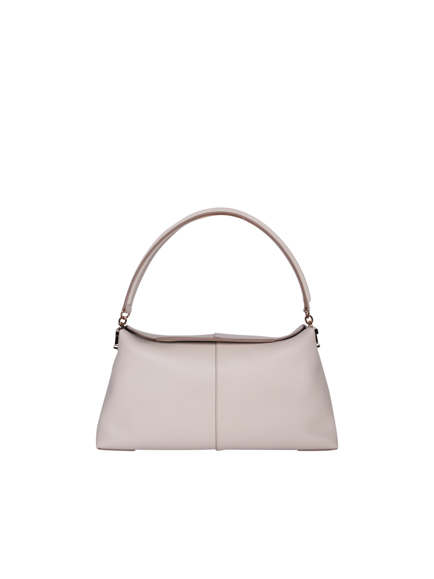 Shop Tod's T Case Ivory Shoulder Bag In White