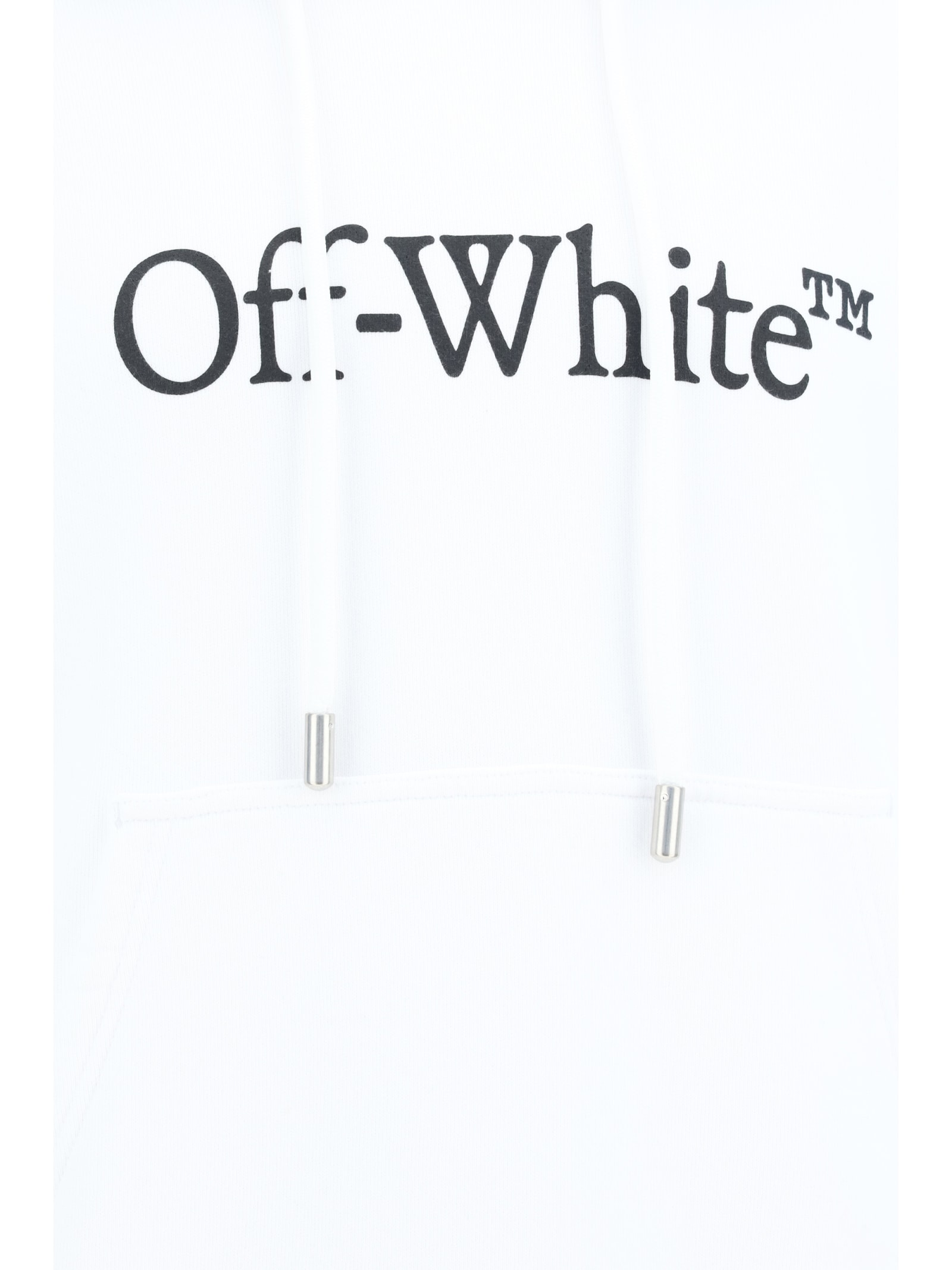 Shop Off-white Big Bookish Skate Hoodie In White Black