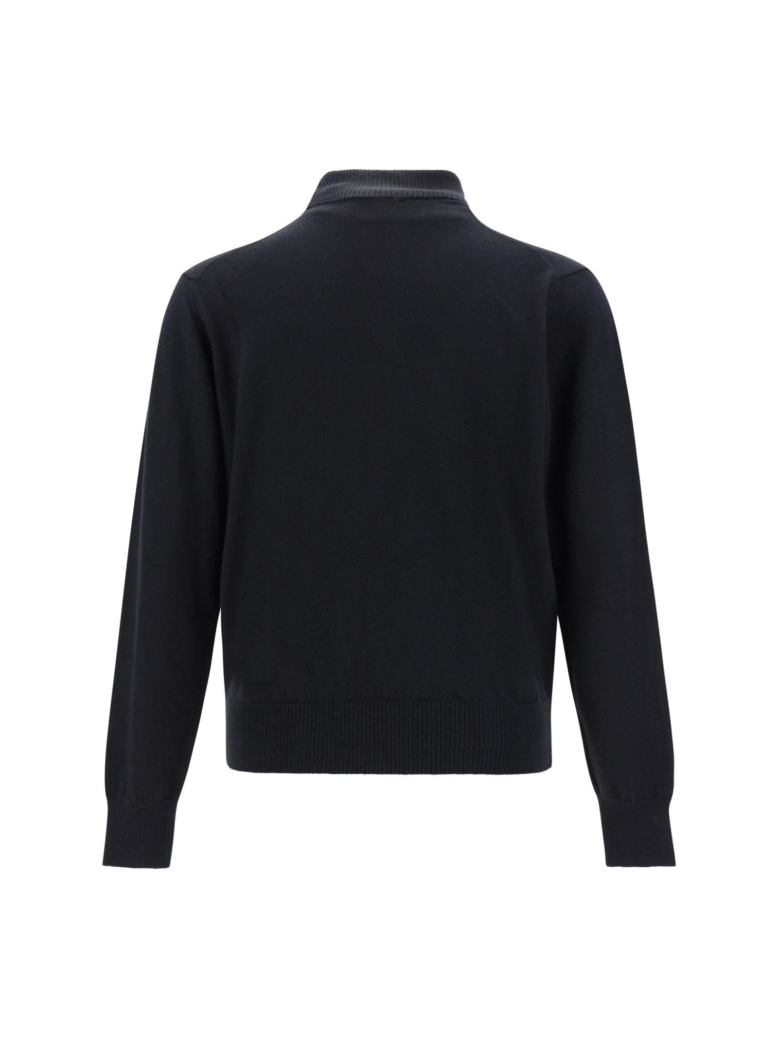 Shop Ami Alexandre Mattiussi Turtleneck Sweater In Black