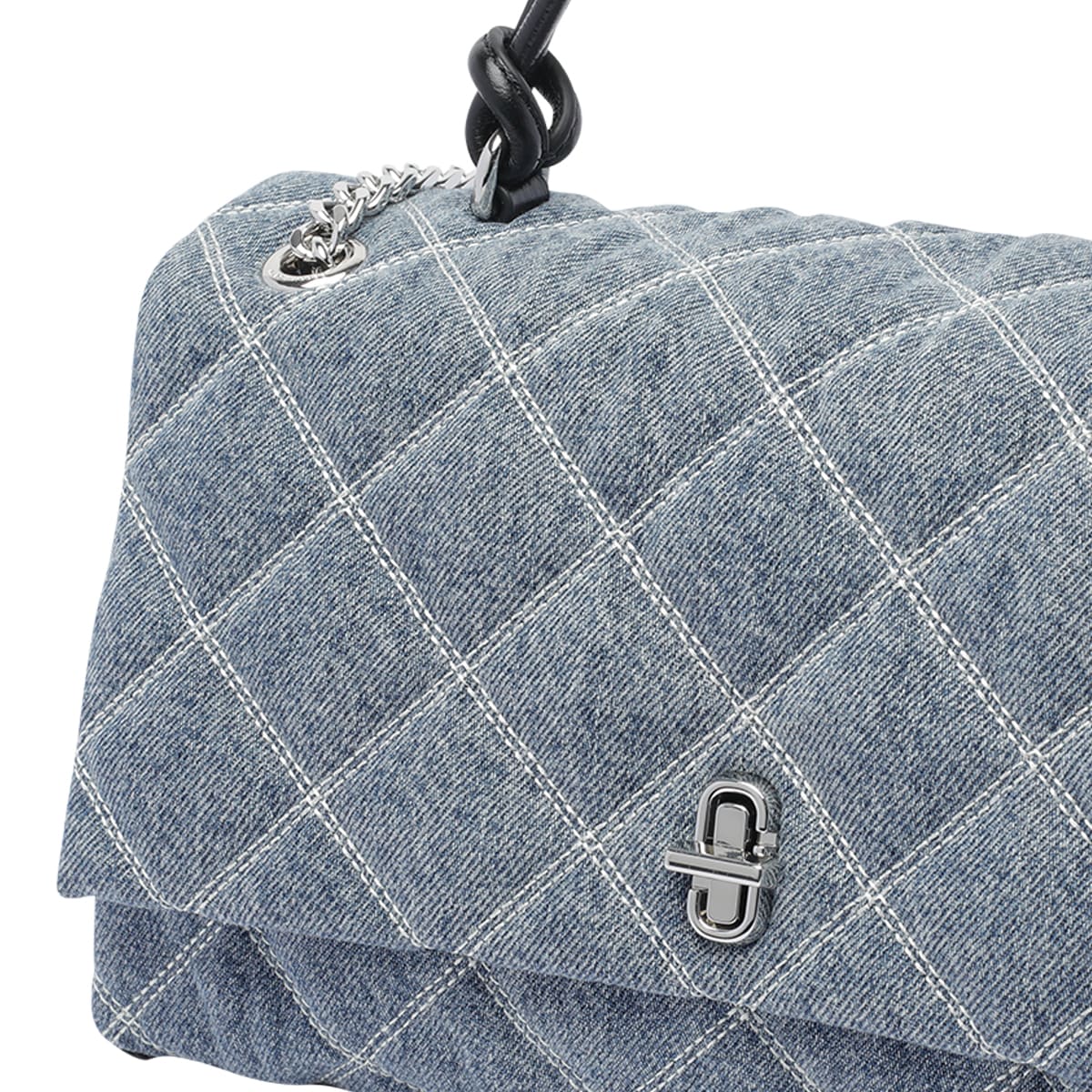Marc Jacobs Ligh Wash Indigo The Dual Chain Shoulder Bag