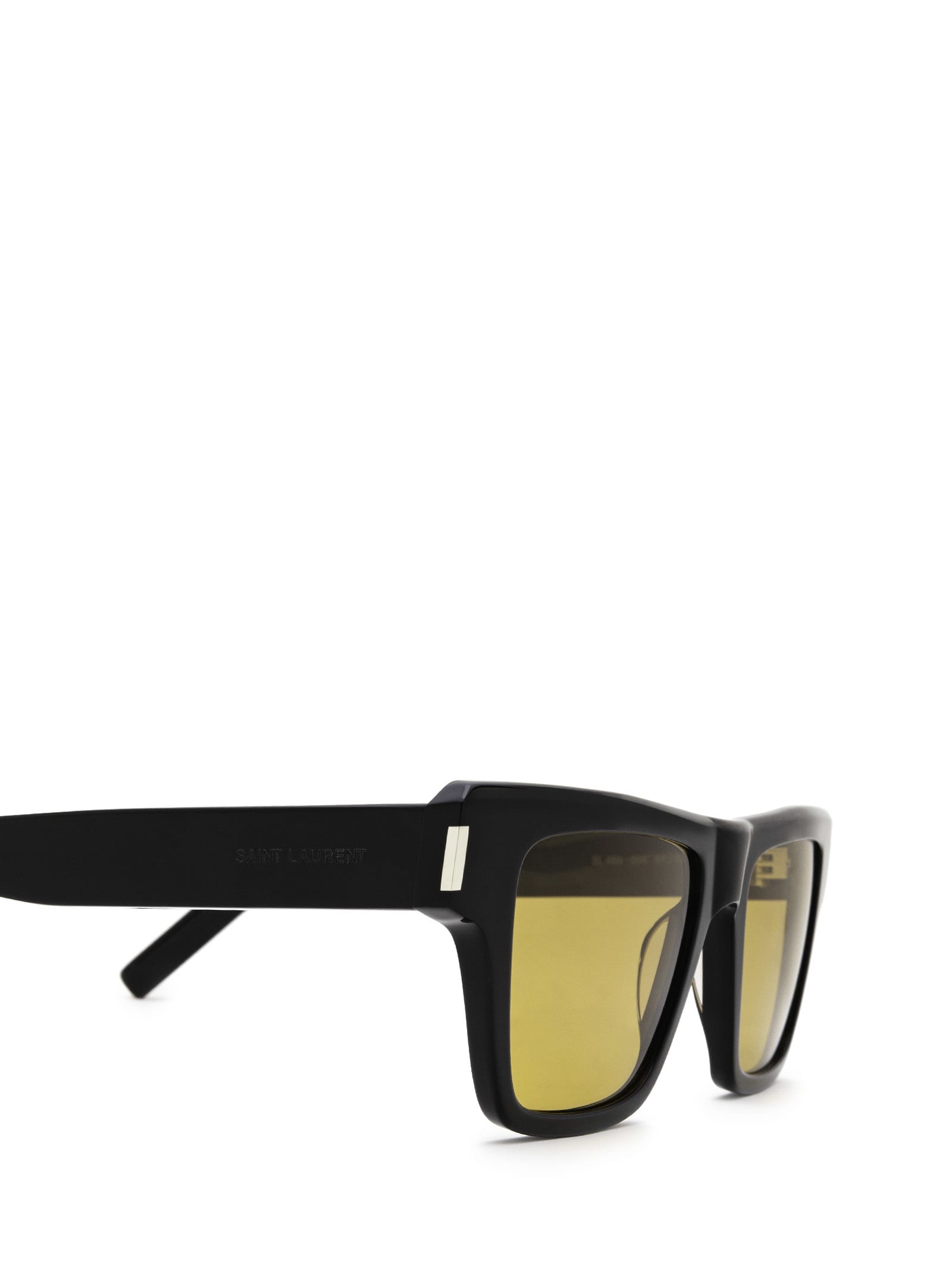 Shop Saint Laurent Sl 469 Black Sunglasses