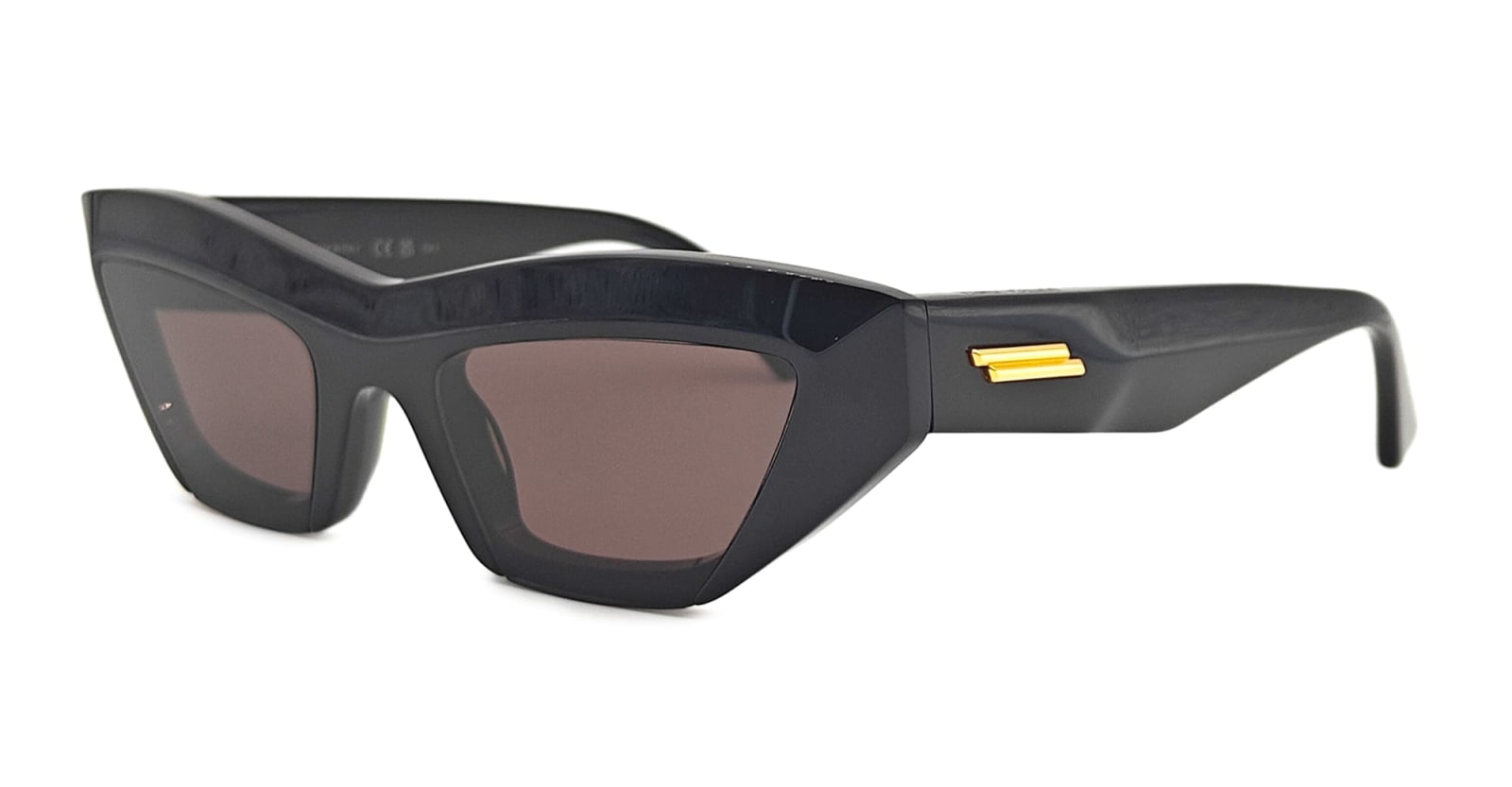 Shop Bottega Veneta Bv1219s-001 - Black Sunglasses