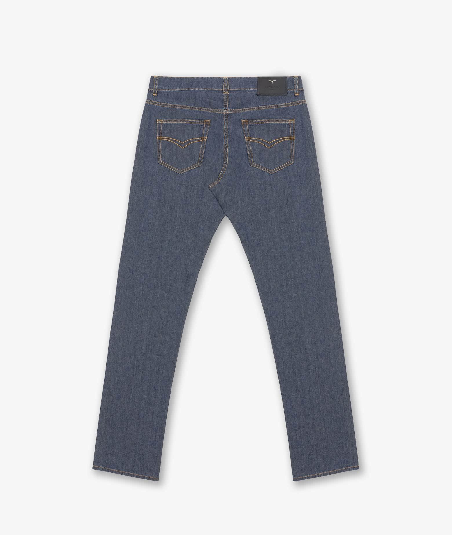 Shop Larusmiani Trousers Jeans Jeans In Blue