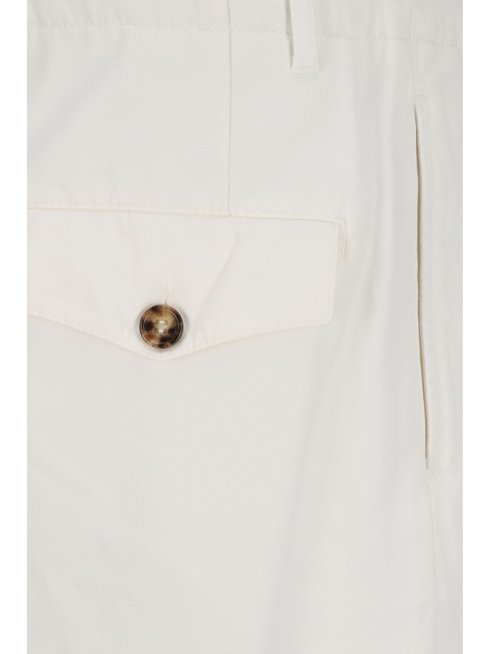 Brunello Cucinelli Dyed Pants In Neve