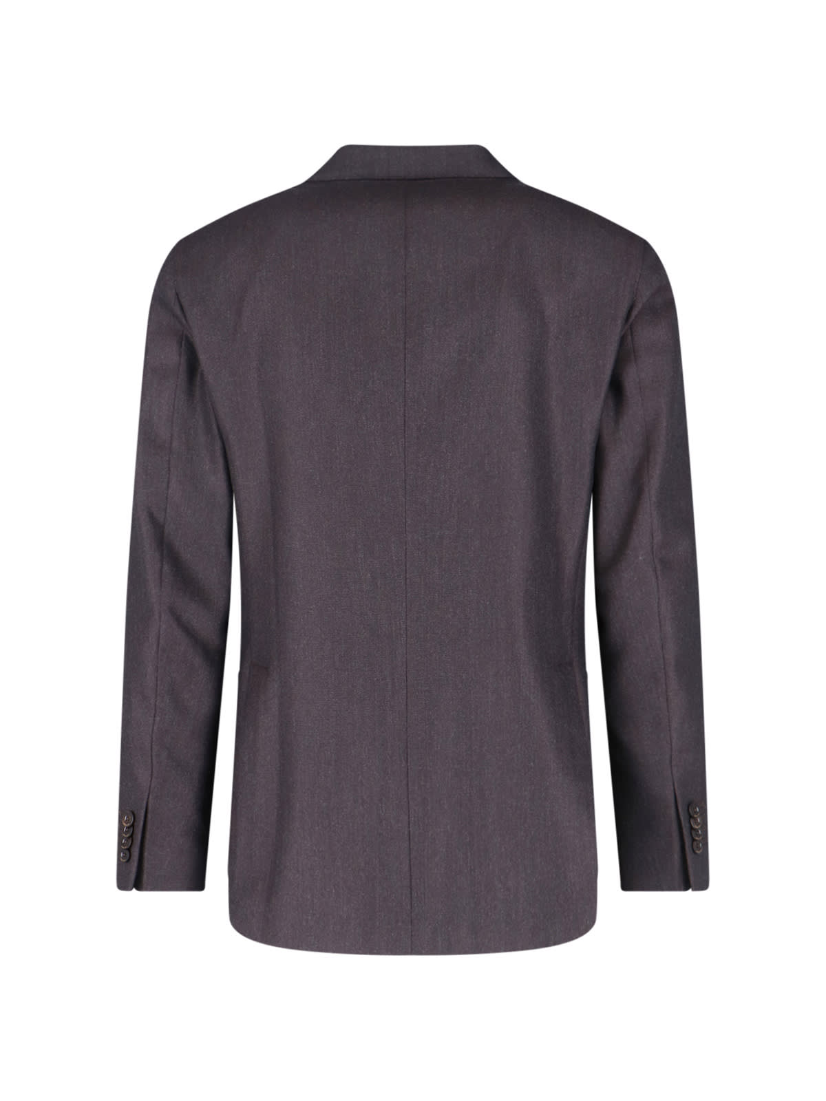 Boglioli Double-breasted Blazer Flap Pockets In Gray