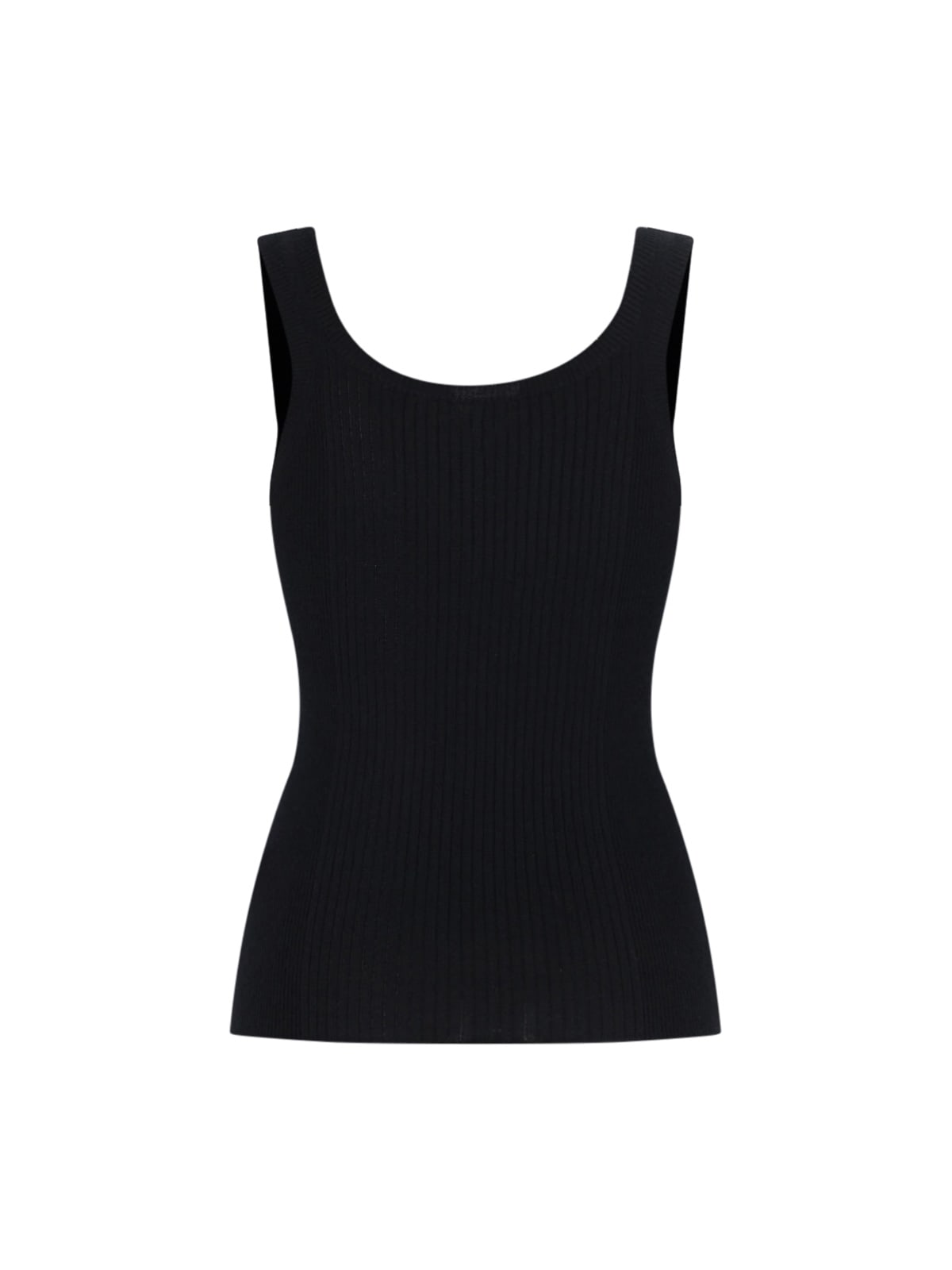 6397 Tank Top In Maglia In Black