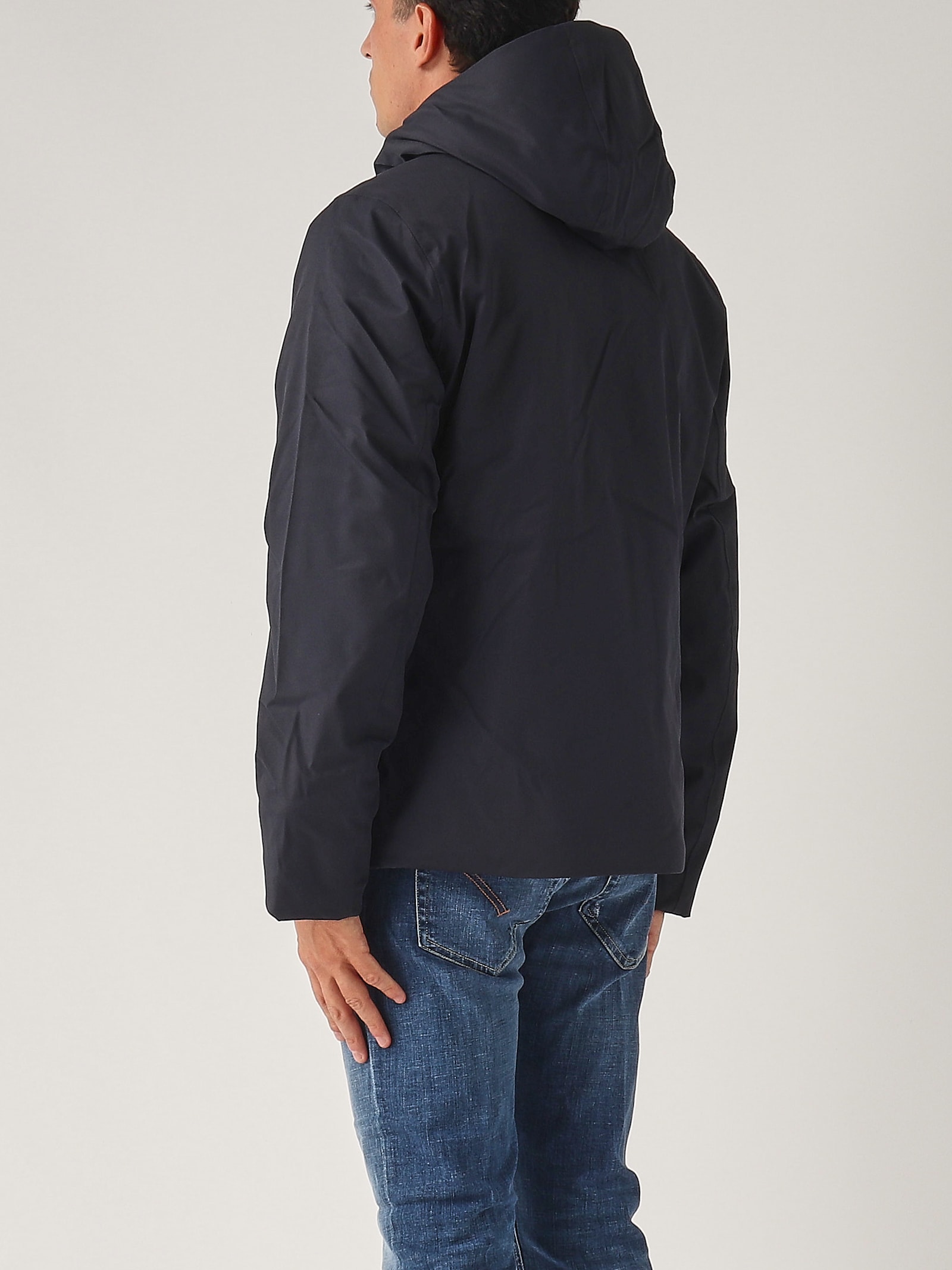 Shop K-way Jacko Twill Marmotta Jacket In Navy