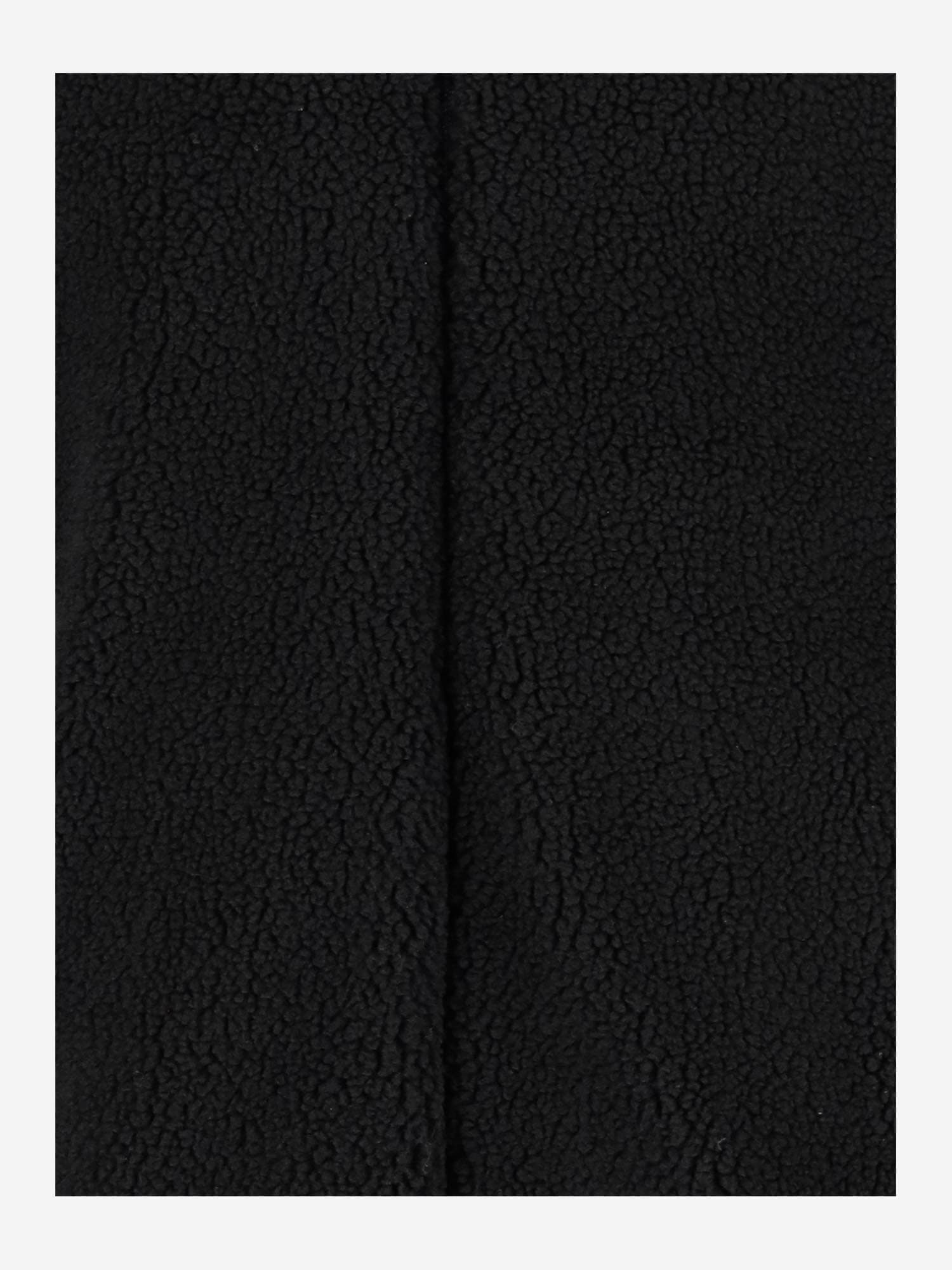 Herno Fleece Jacket With Hood In Black