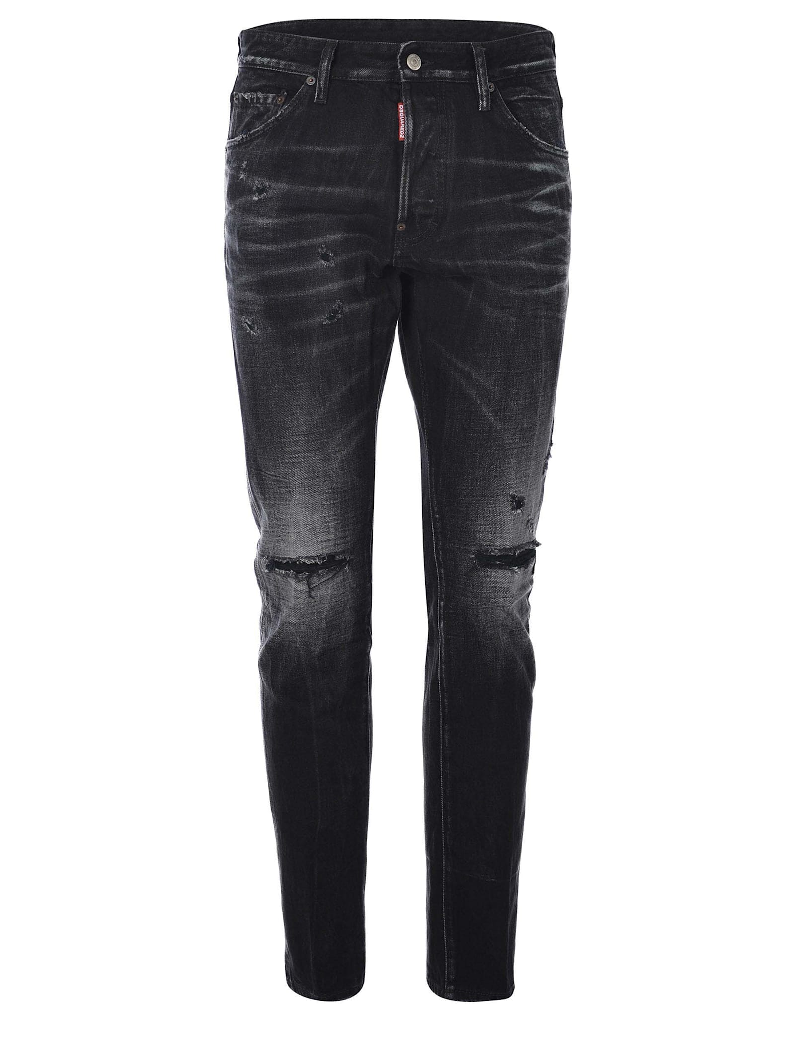 Shop Dsquared2 Jeans  Cool Guy Made Of Denim In Black