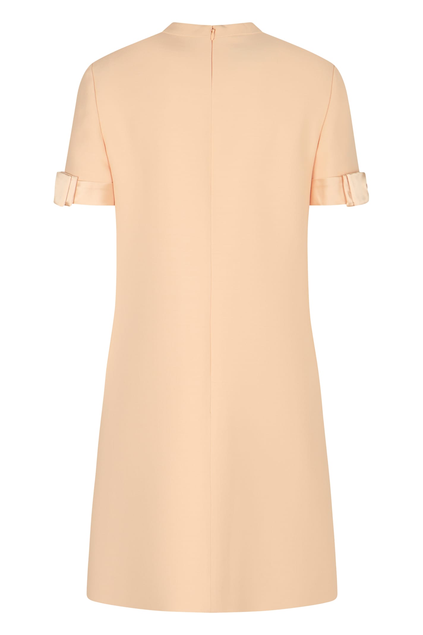 Valentino Garavani Crêpe Couture Dress In Brown