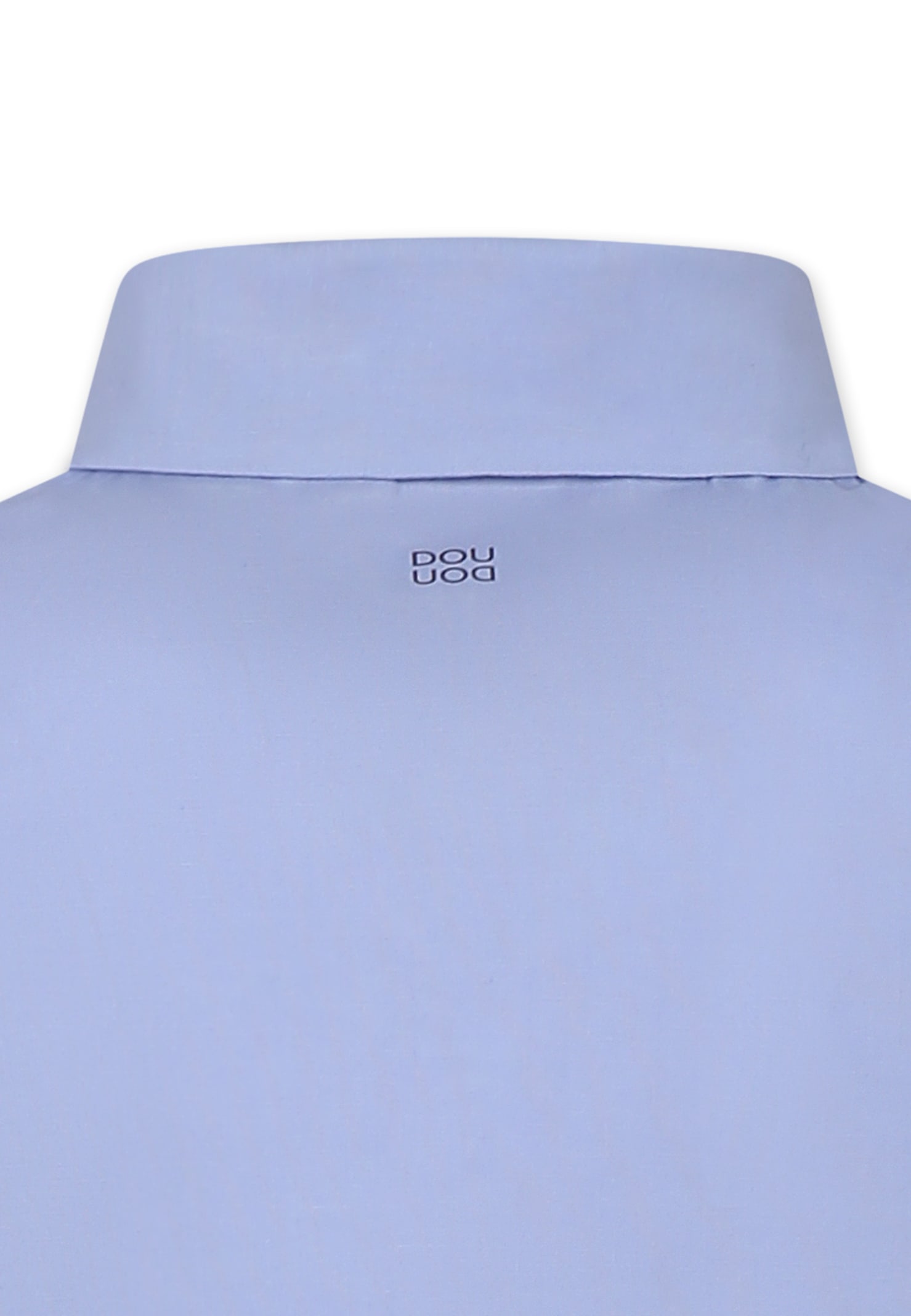 Douuod Light Blue Shirt For Girl With Logo In Light Blue