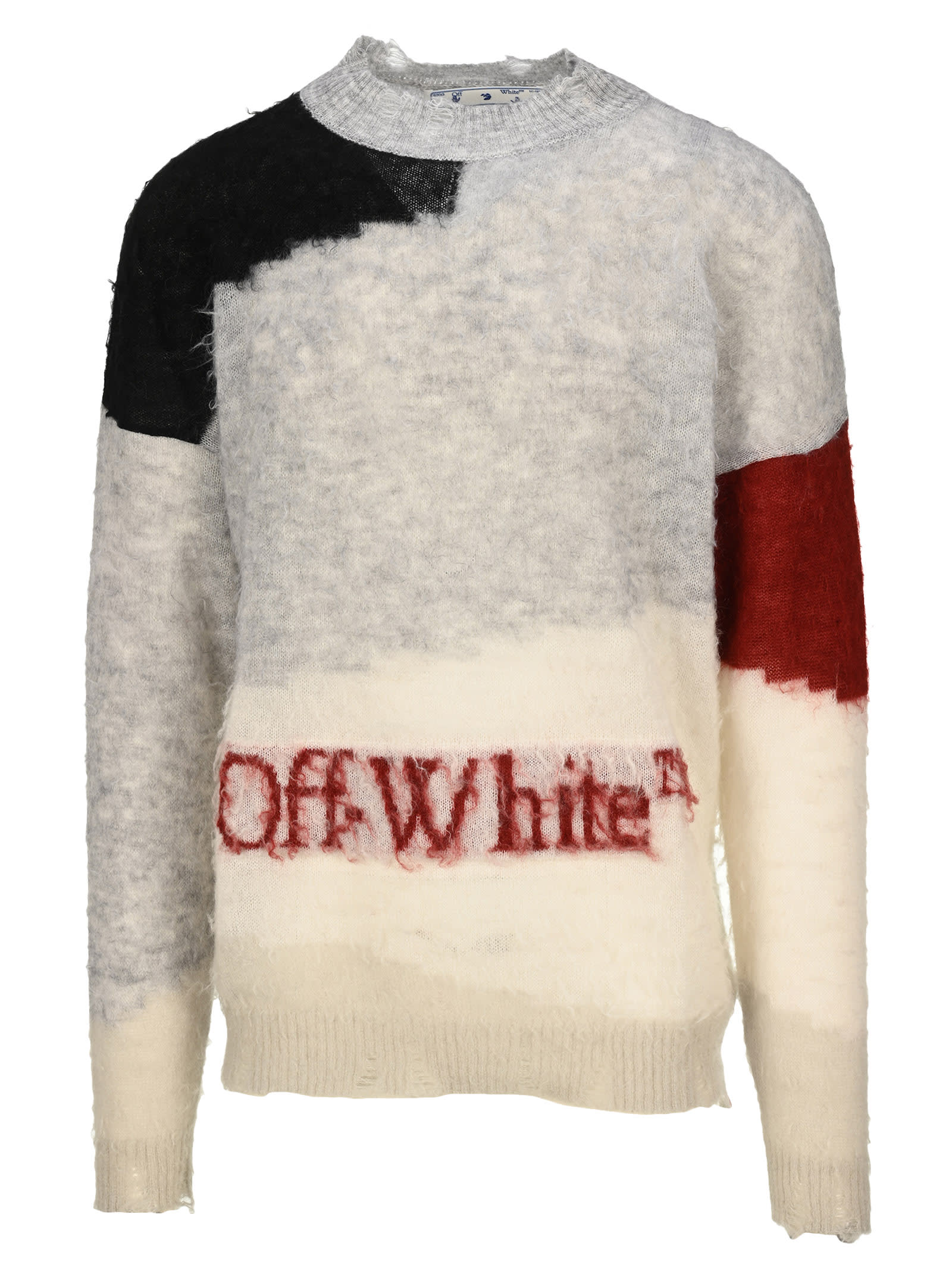 Off-White Off White Distressed Jumper