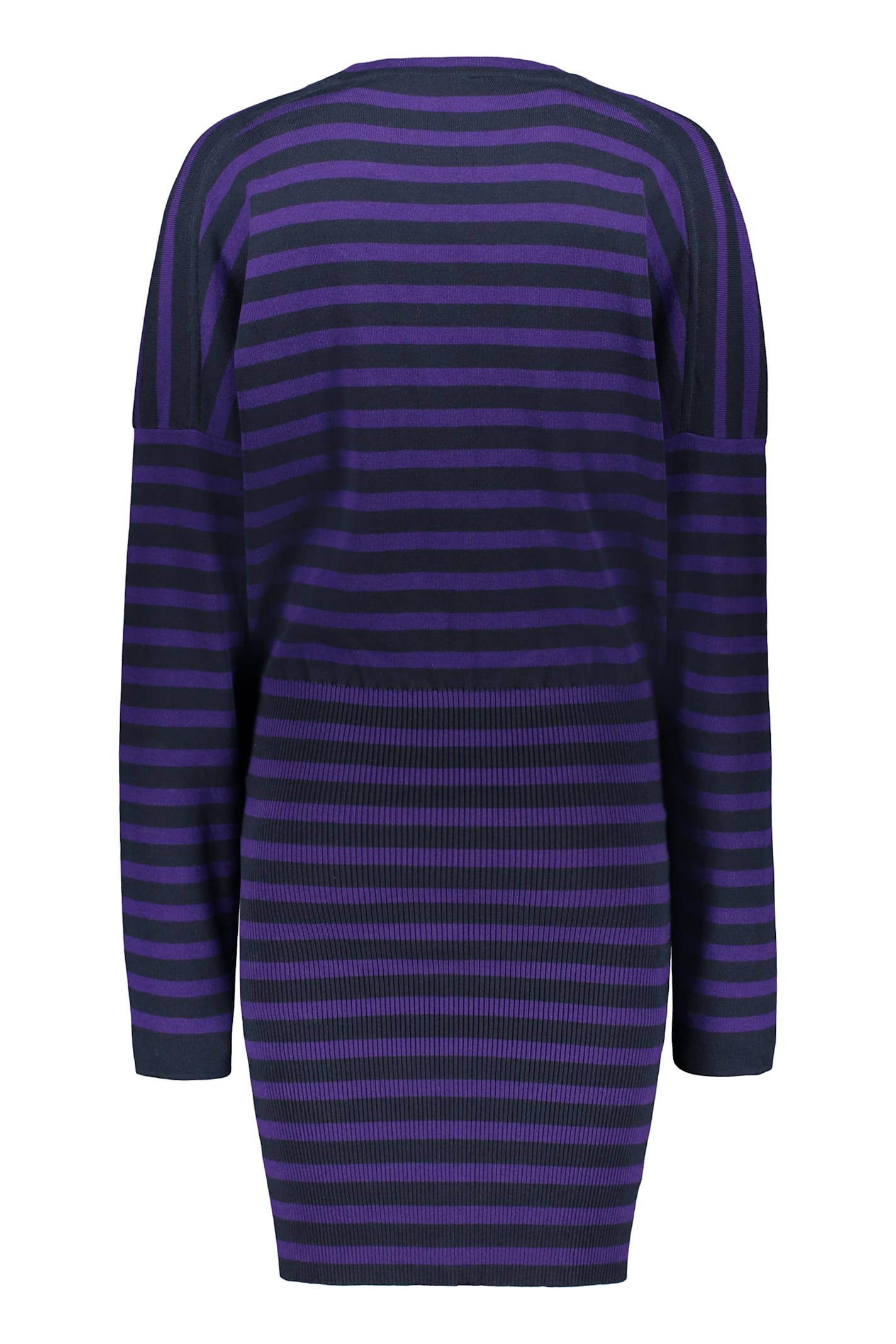 Kenzo Knitted Dress In Purple