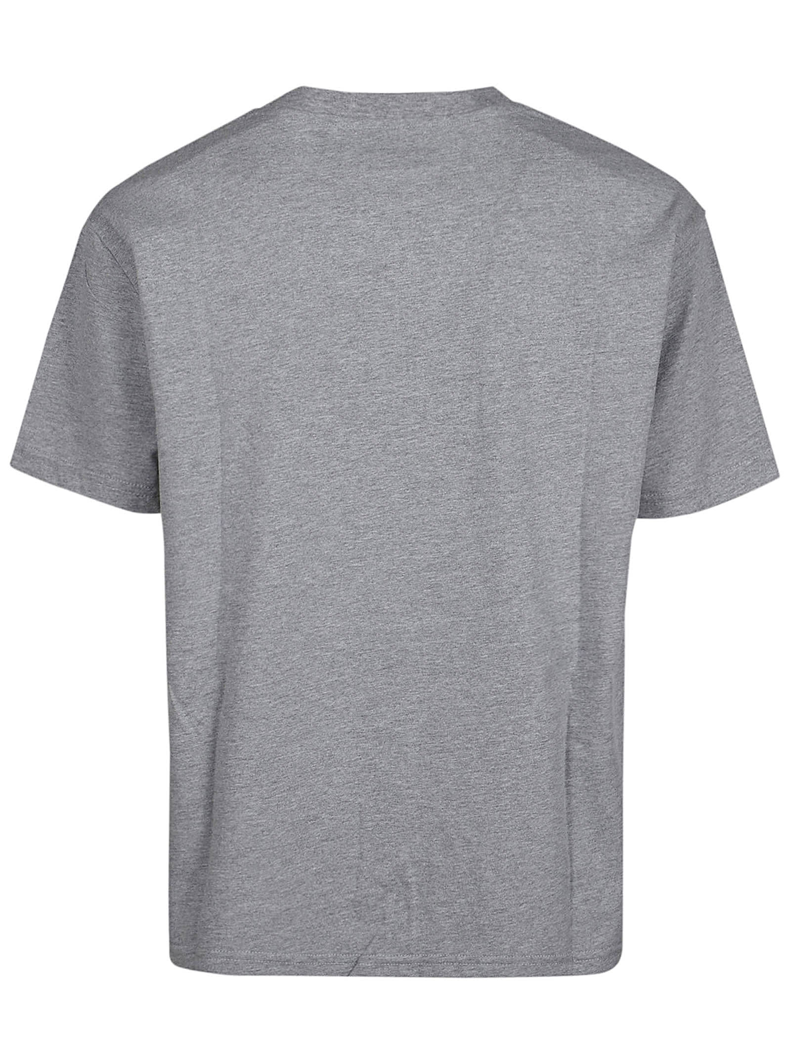 Shop Gcds Lounge Logo Aversize T-shirt In Grey