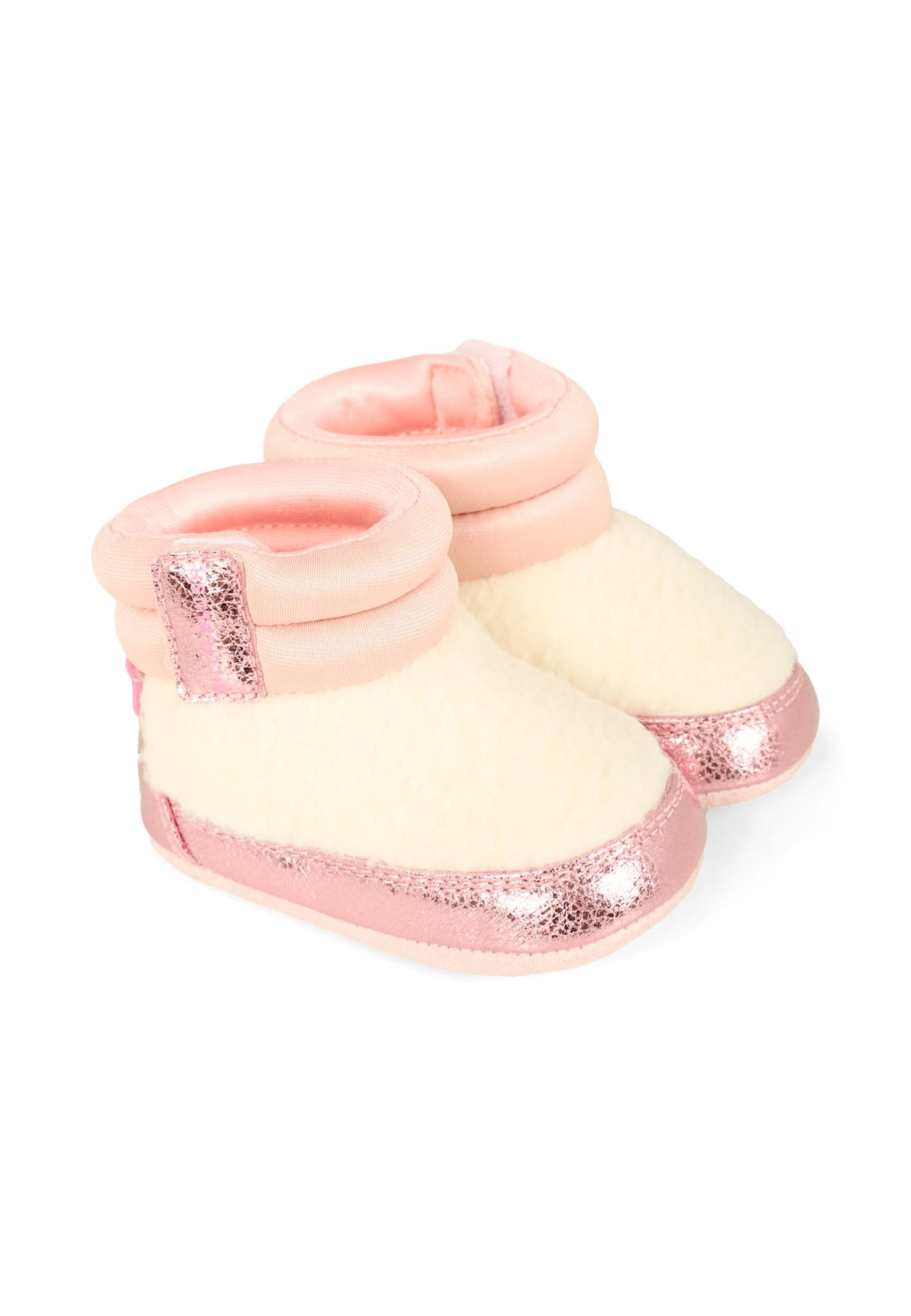 Billieblush Pink Snow Boots For Baby Girl In Pink