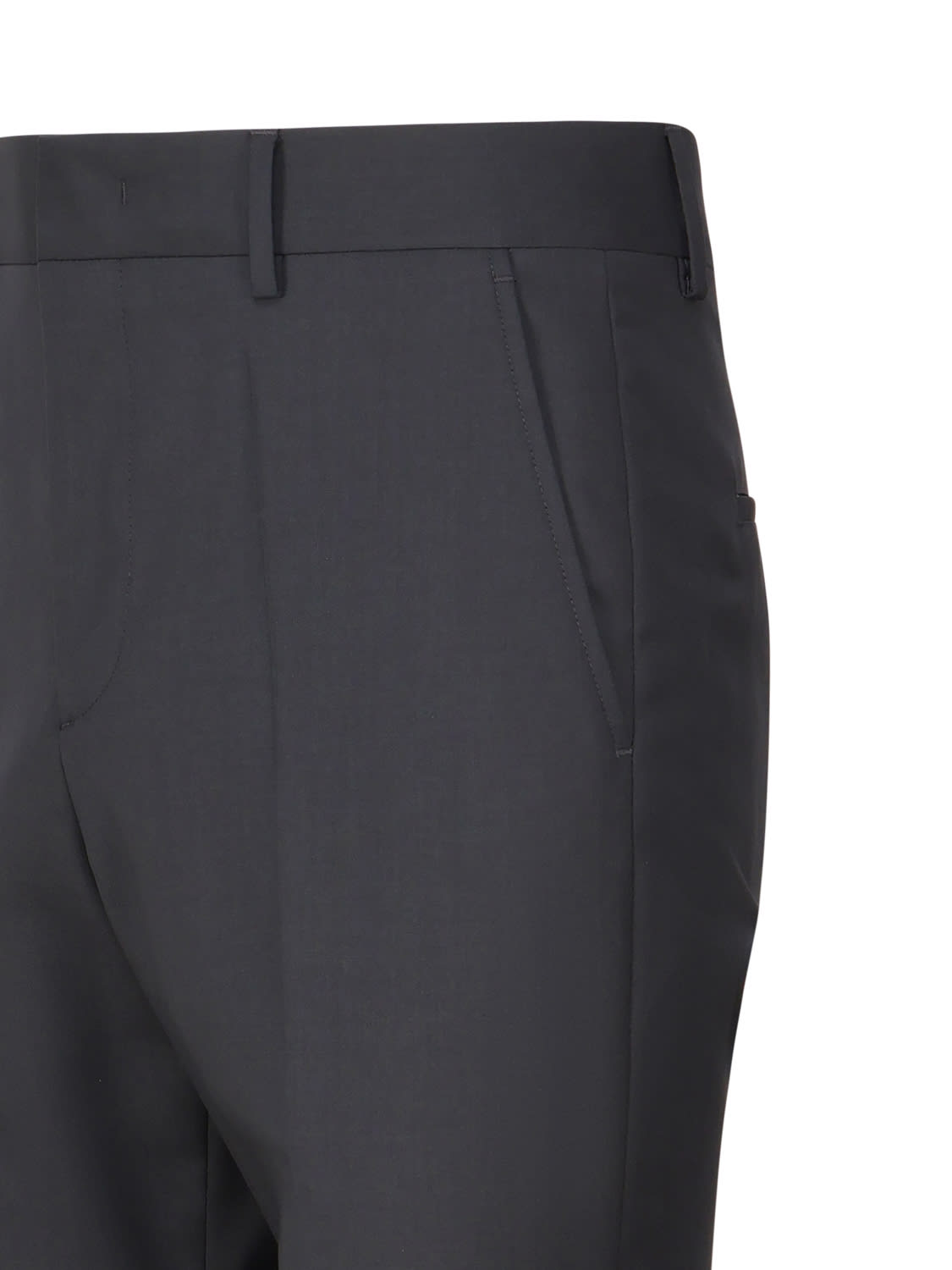 Shop Valentino Tailored Trousers In Grey