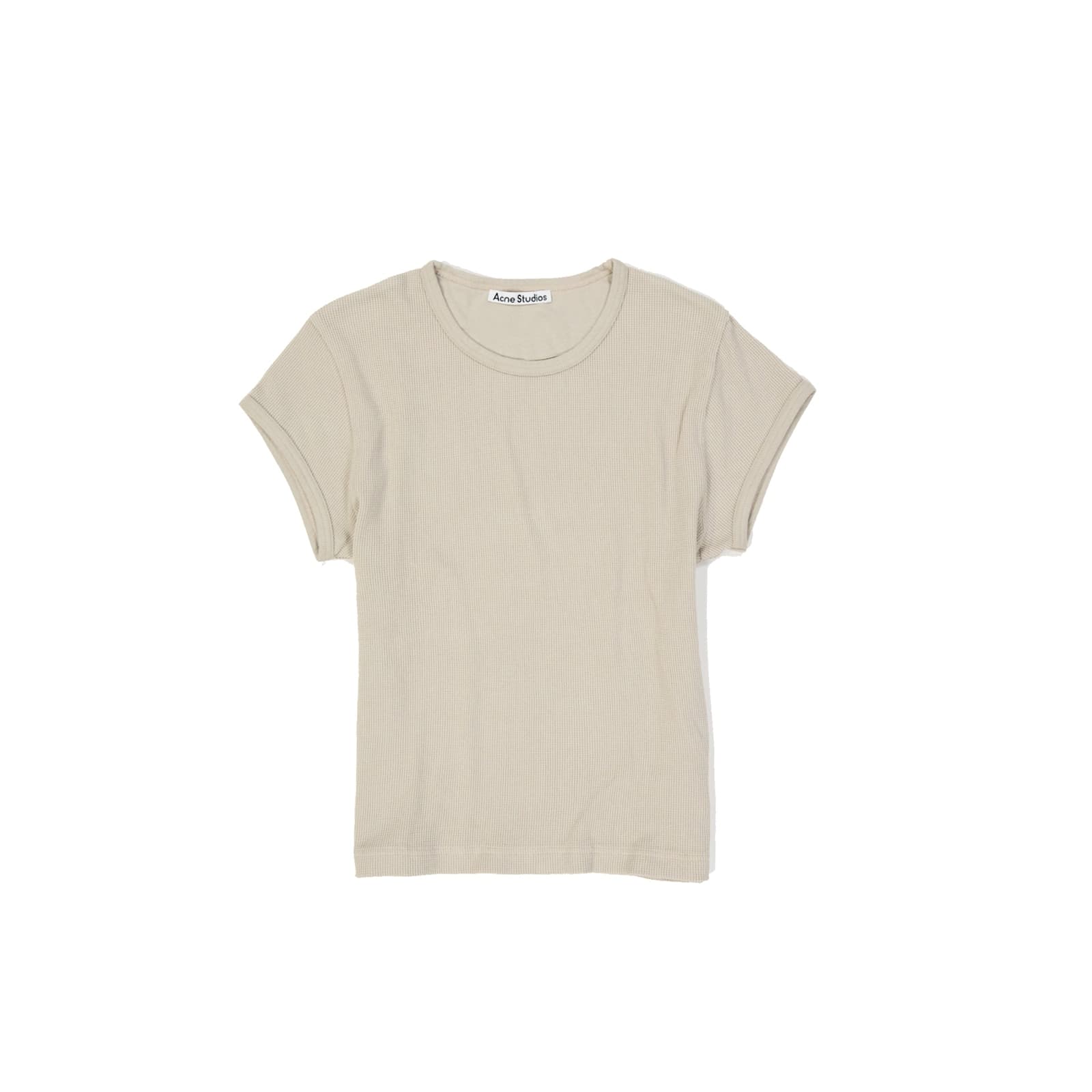 Acne Studios Cotton T-shirt In Neutral