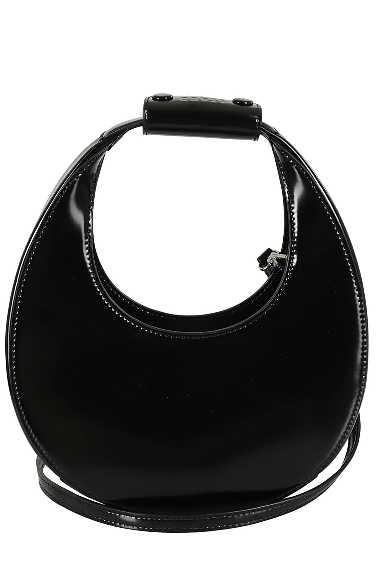 Shop Staud Mini Moon Bag In Blk Black