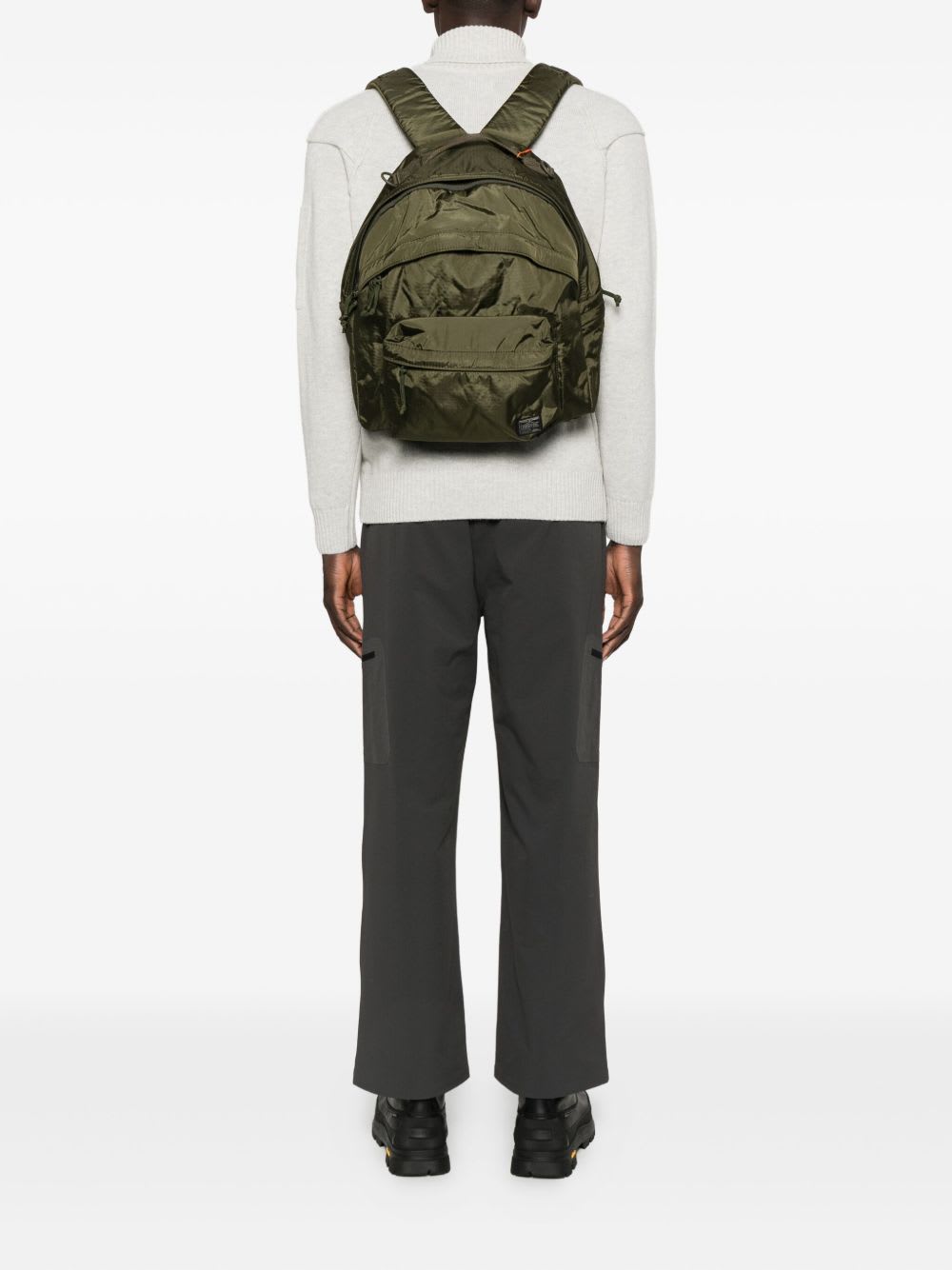 Porter Double Pack Daypack Small Backpack In Green