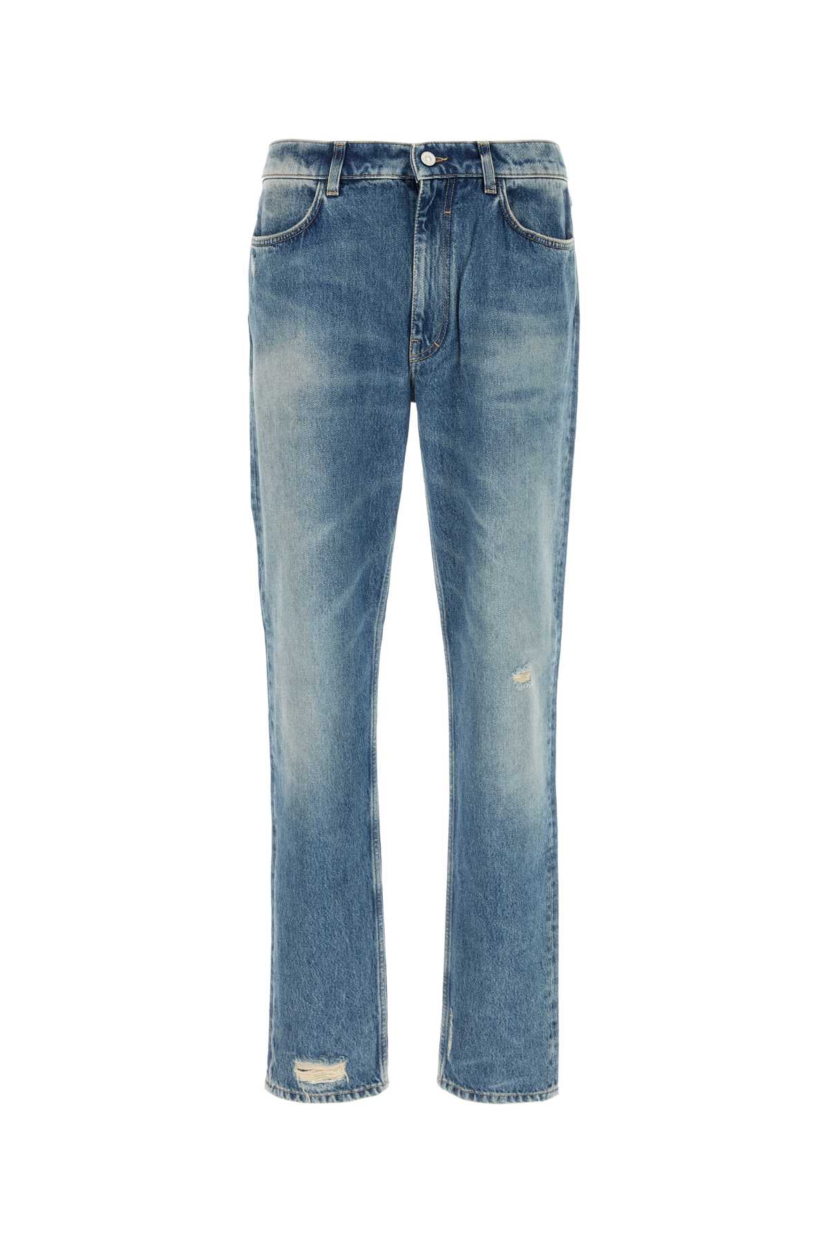 Shop Givenchy Denim Jeans In Oceanblue