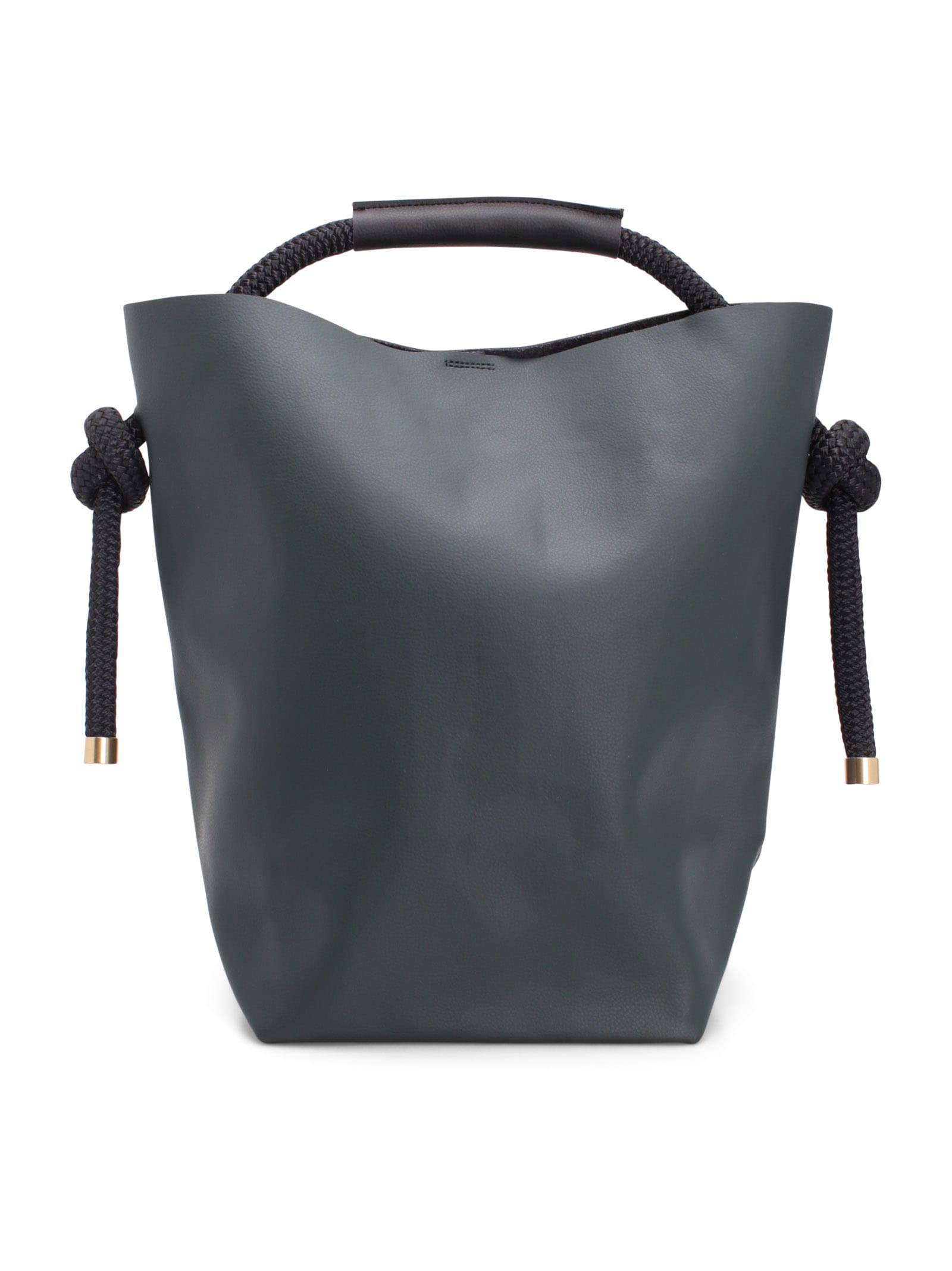 Zucca RECYCLED LEATHER BUCKET BAG