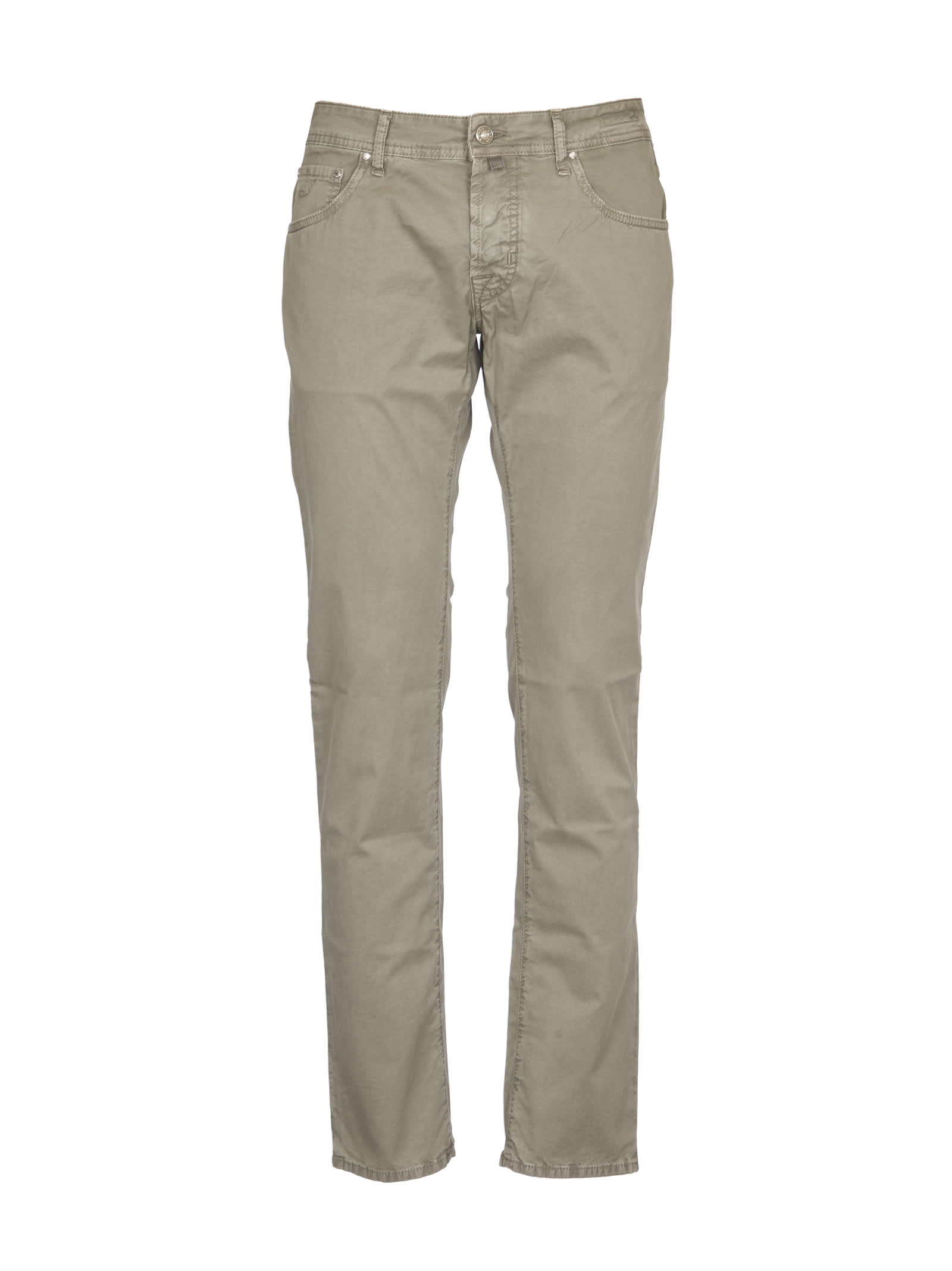 Jacob Cohen Grey Cotton Trousers