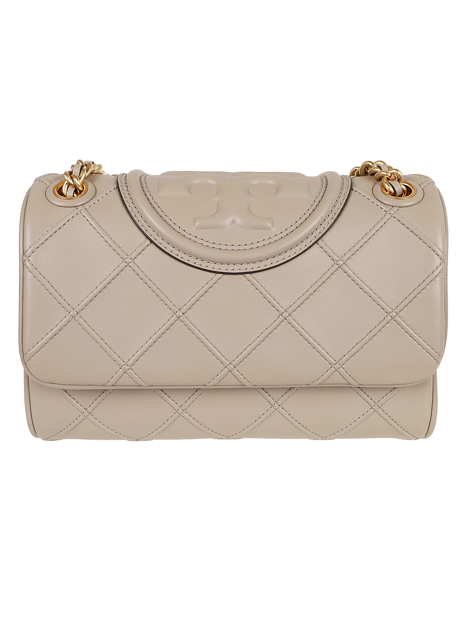 Shop Tory Burch Fleming Soft Small Convertible Shoulder Bag In Fresh Clay