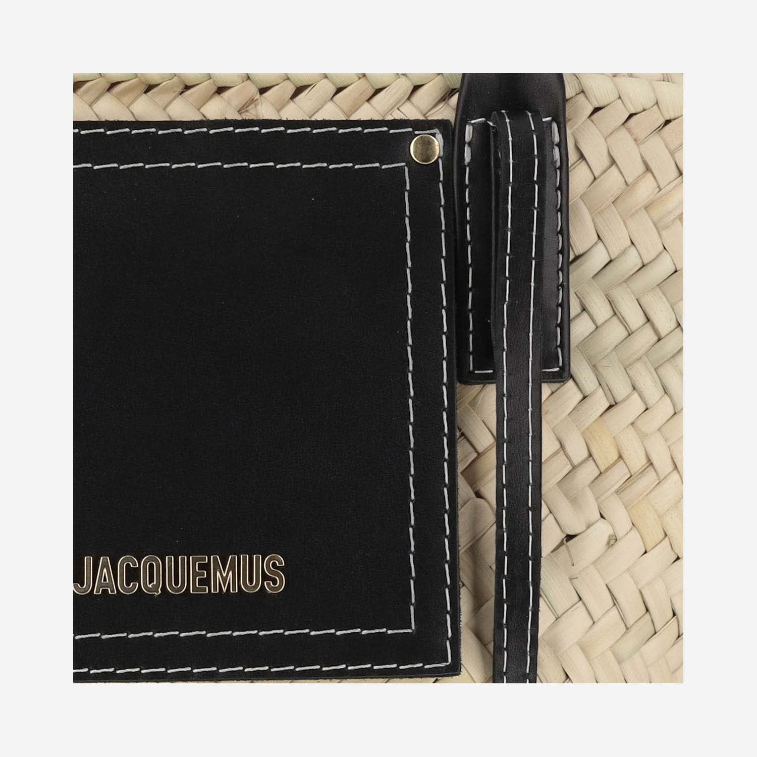 Shop Jacquemus Le Petit Panier Soli In Black