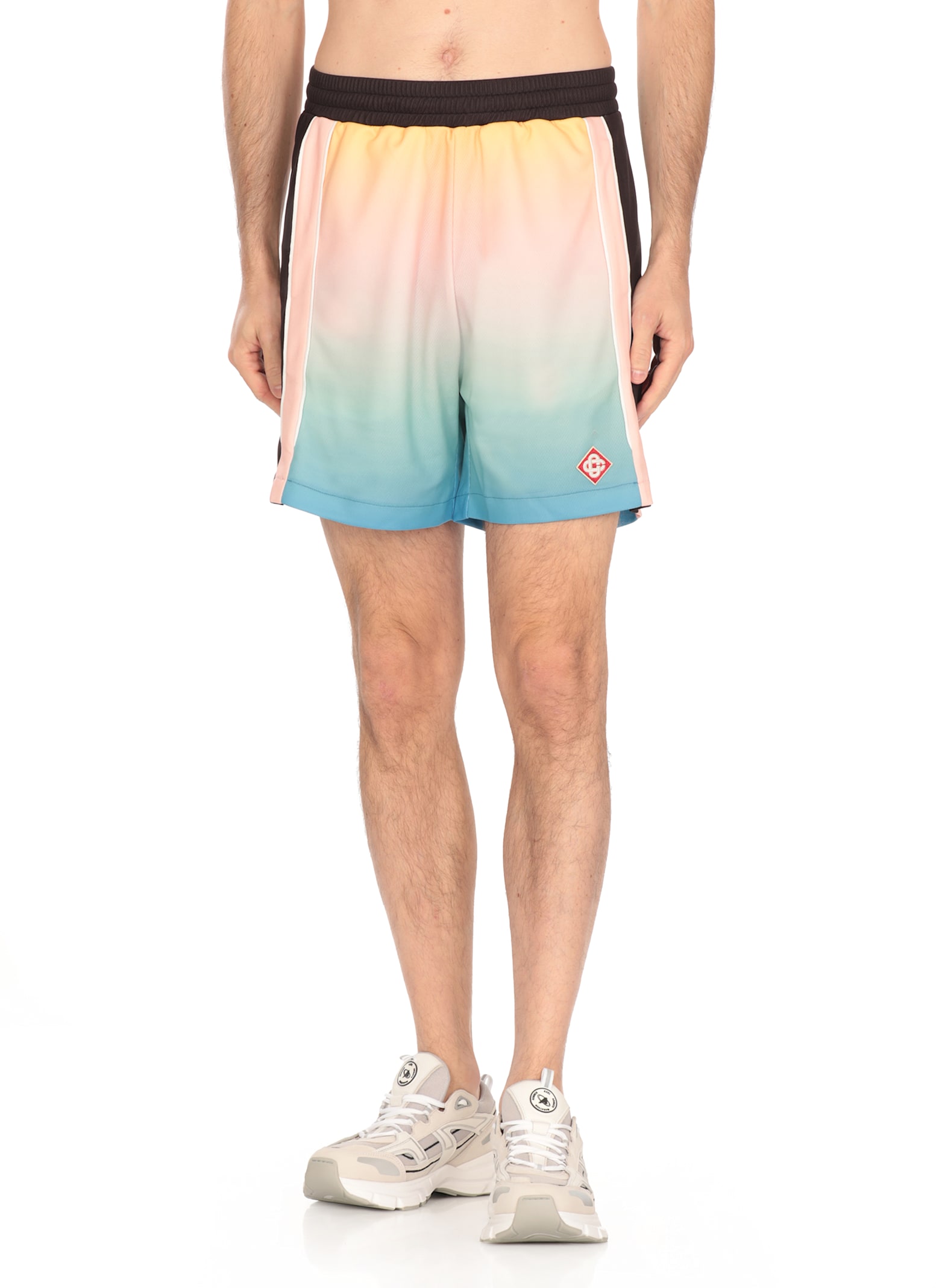 CASABLANCA PASTEL GRADIENT BERMUDA SHORTS 