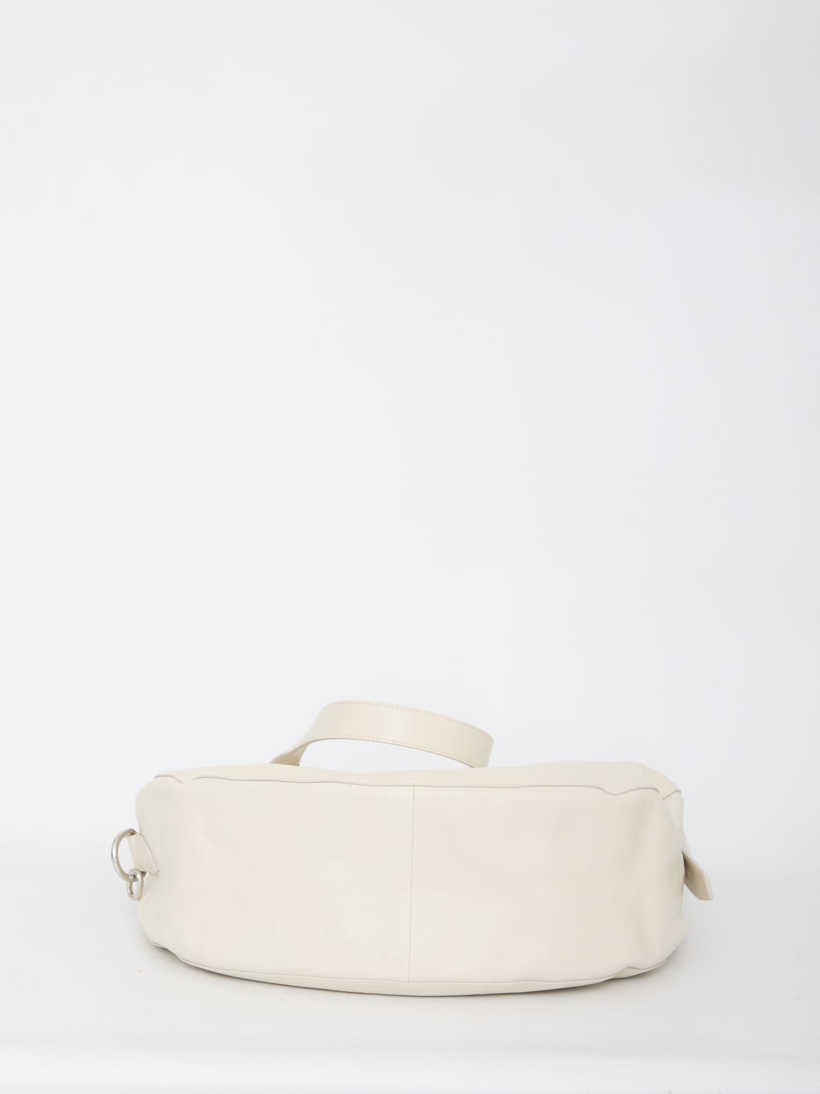 Shop Burberry Medium Knight Bag In Ivory