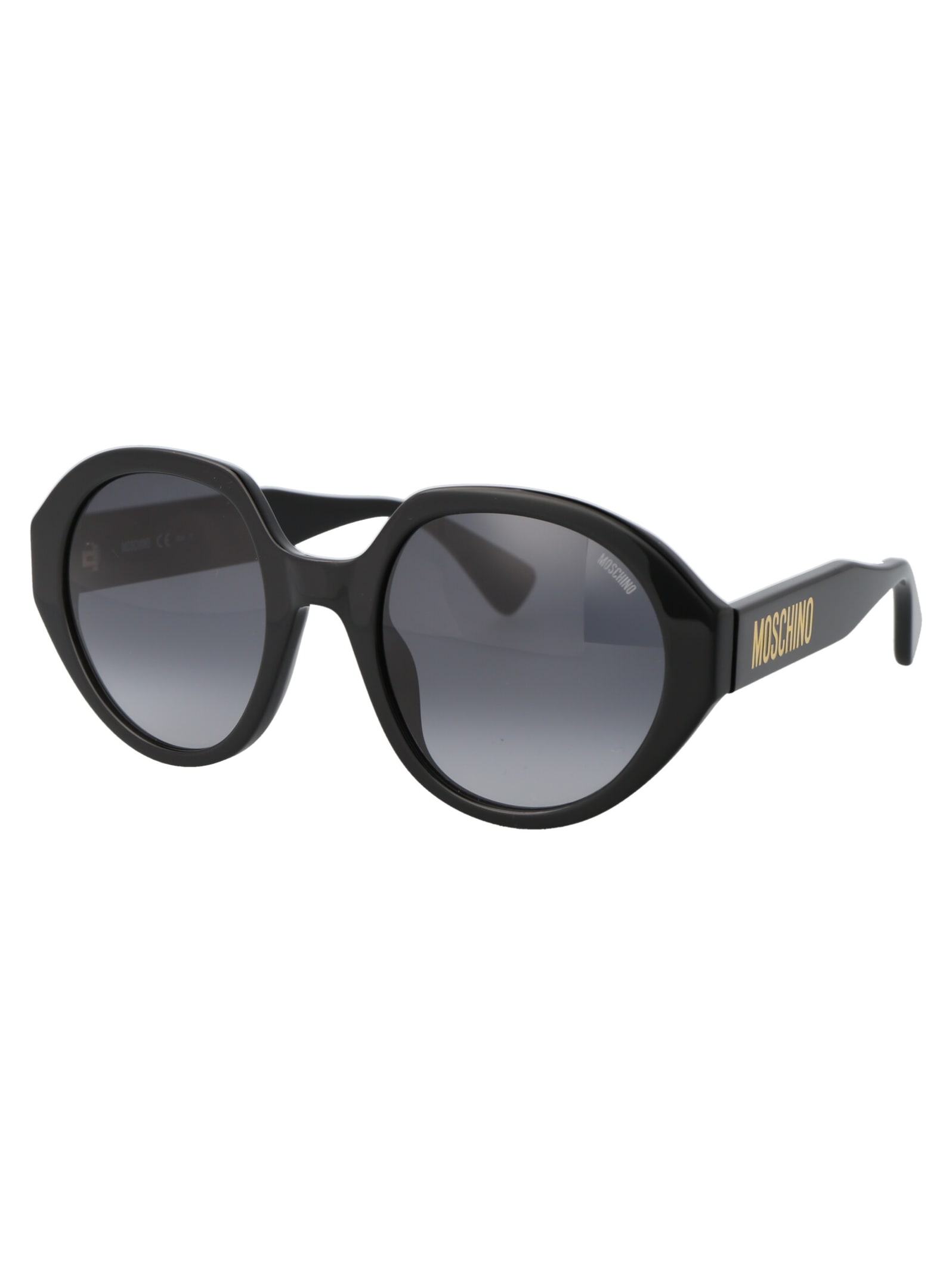Shop Moschino Eyewear Mos126/s Sunglasses In 8079o Black