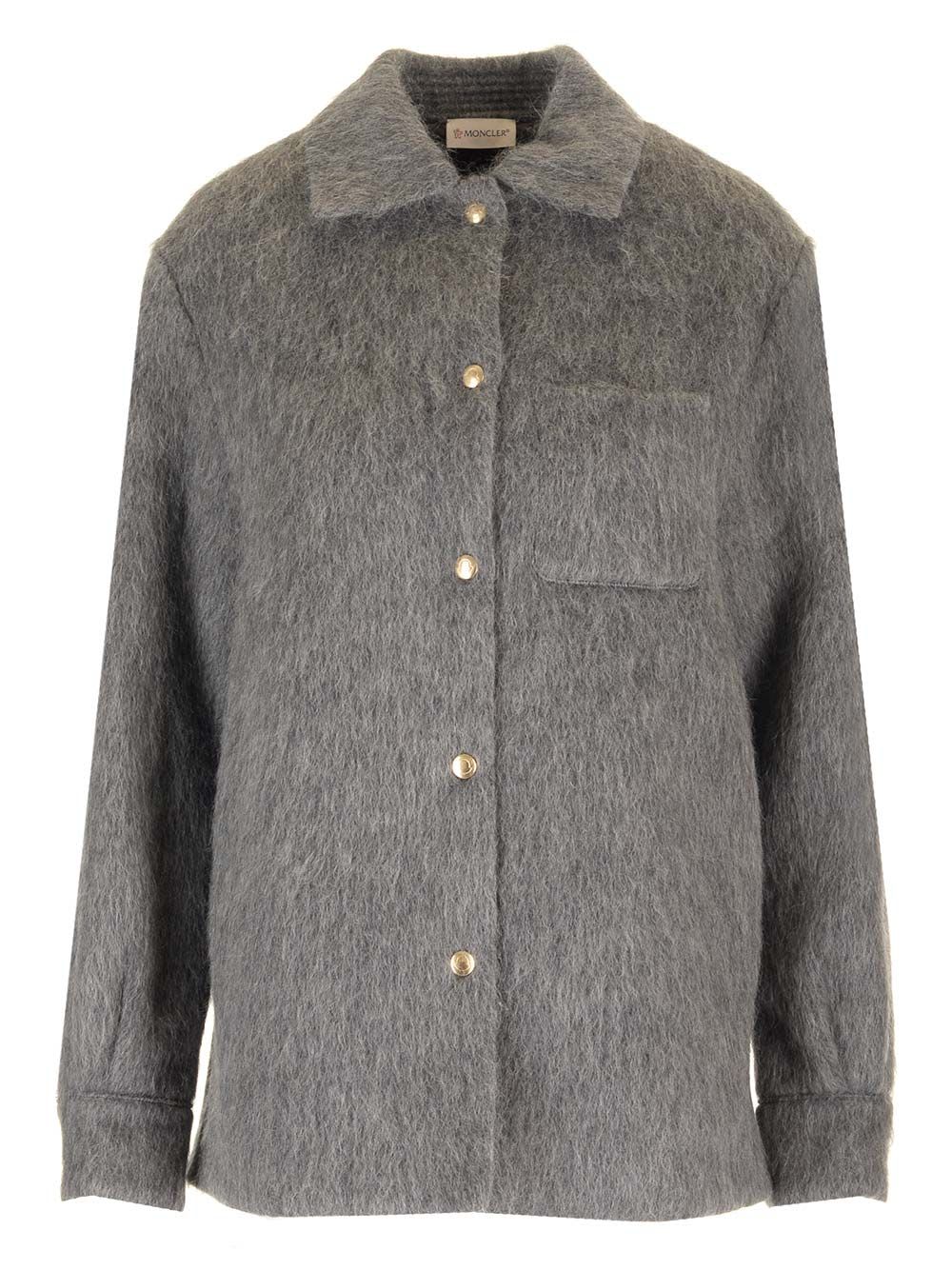 Moncler Outwear Shirt Grey