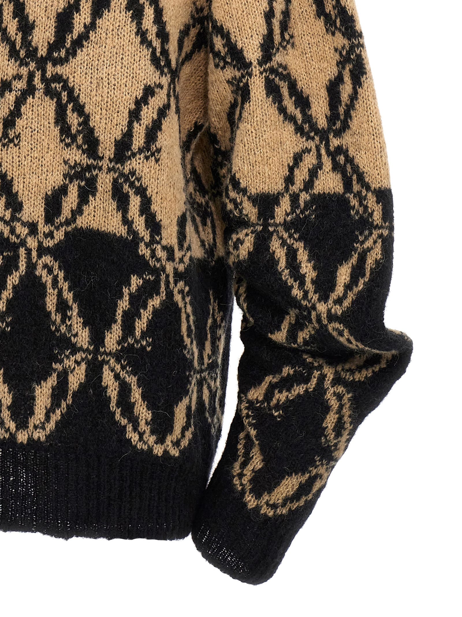 Shop Dries Van Noten Monier Sweater In Multicolor