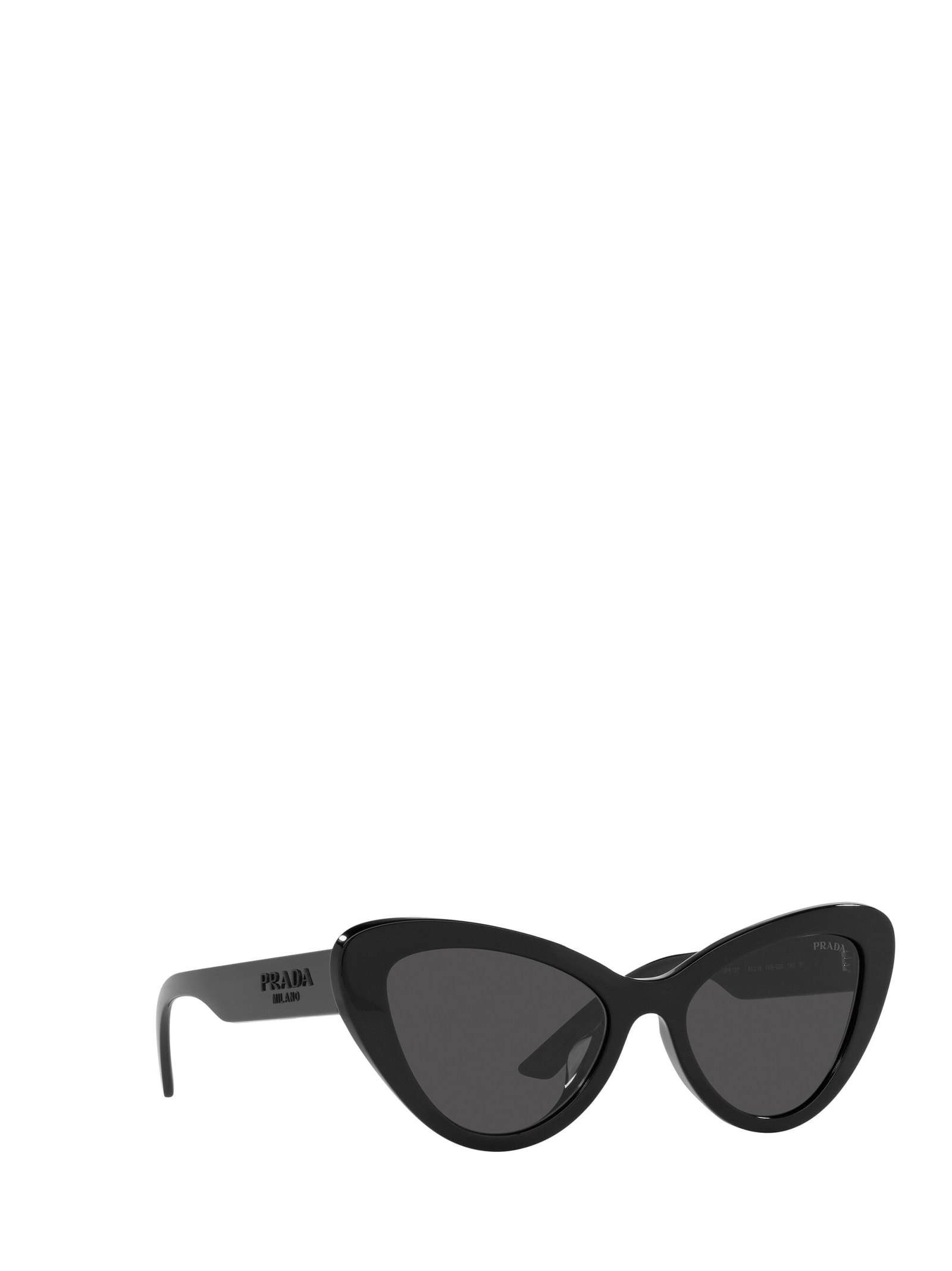Shop Prada Pr 13ys Black Sunglasses
