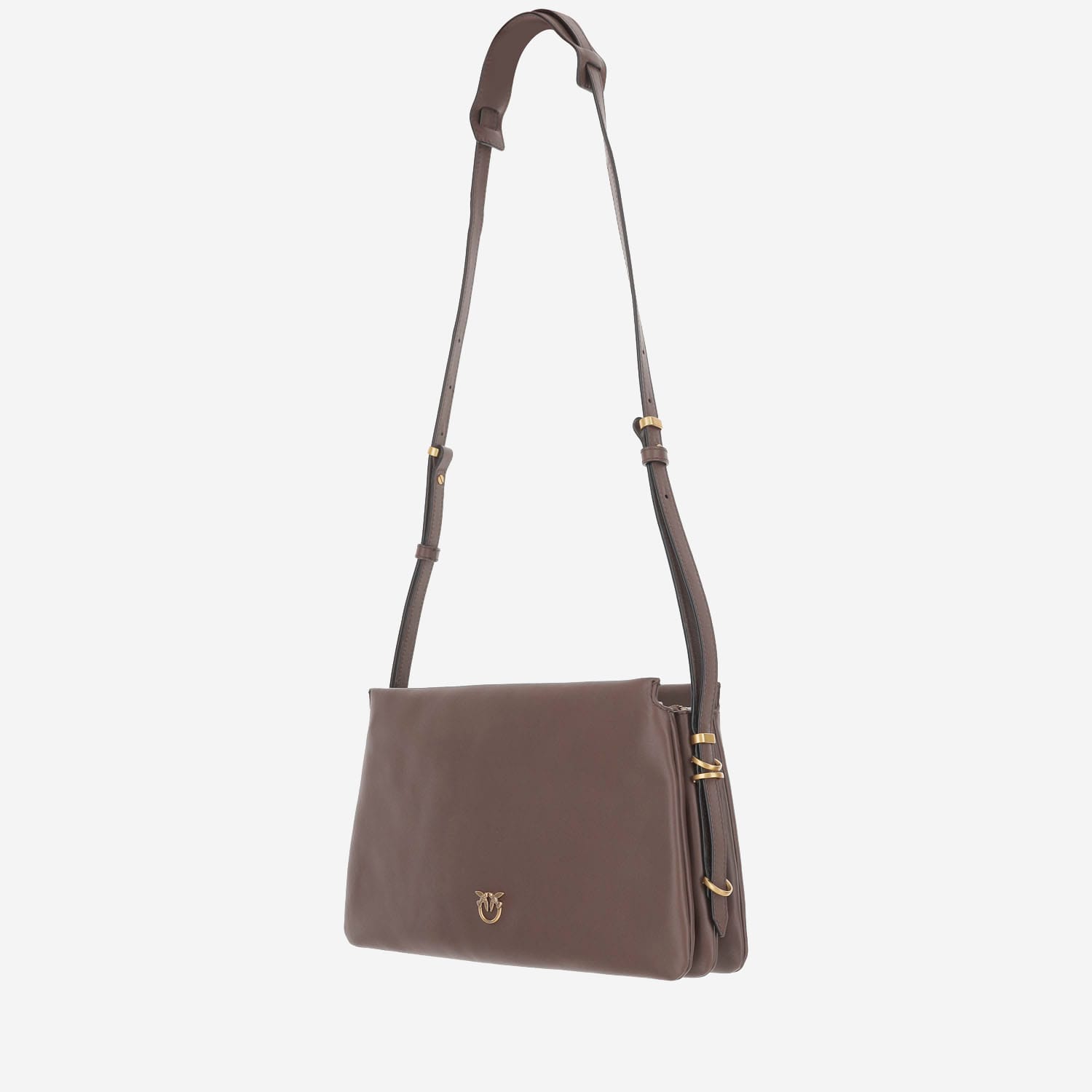 Pinko Triplet Crossbody Bag In Gray