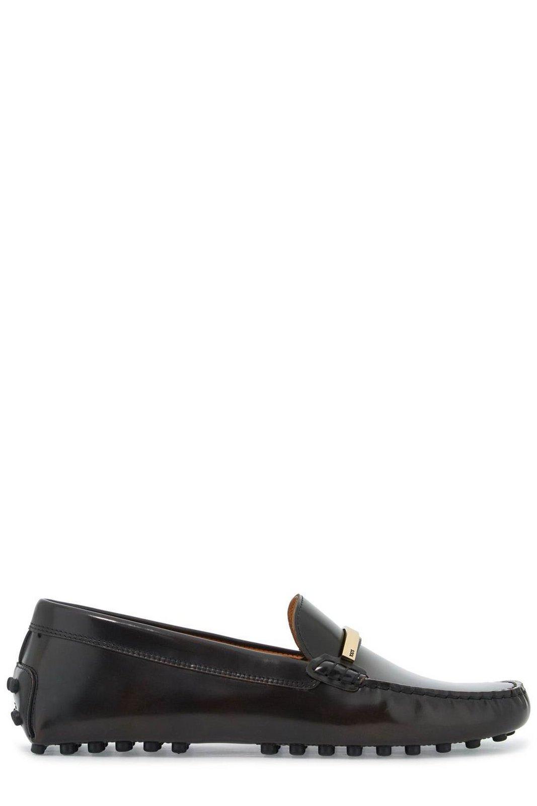 Shop Tod's Gommino Driving Loafers In Brown