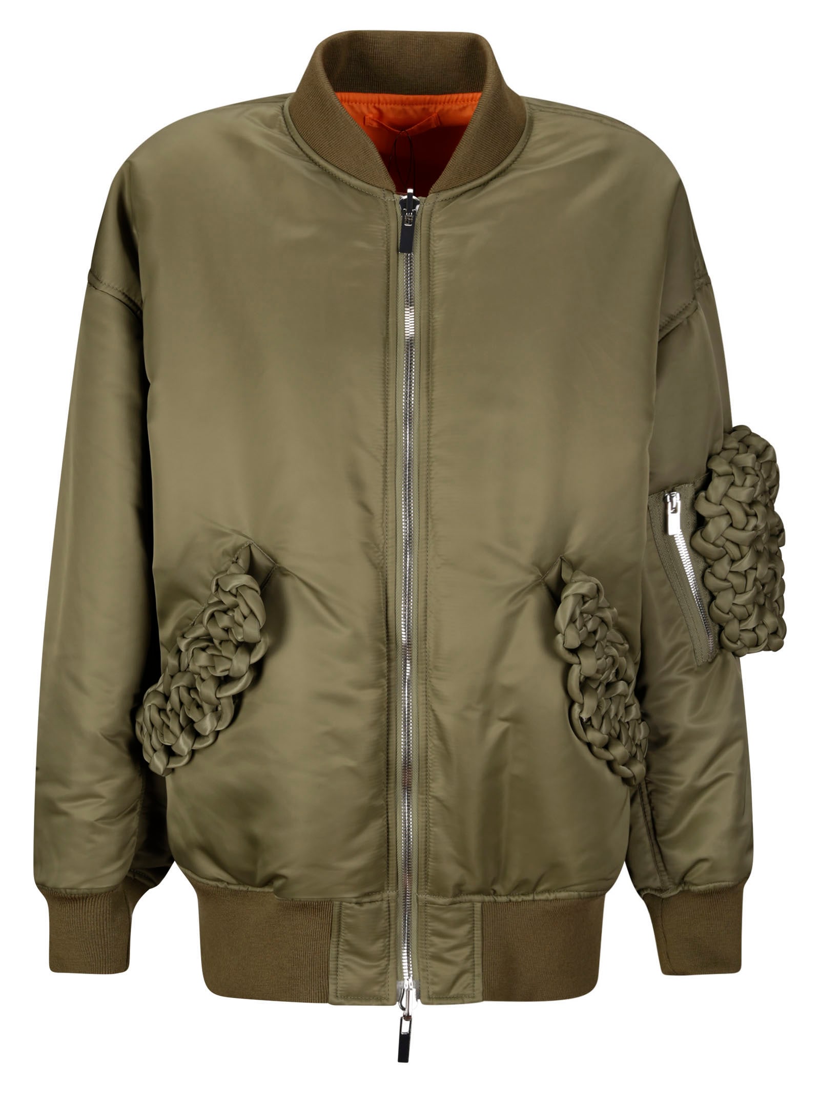 Shop Comme Des Garçons Ladies Jacket In Khaki