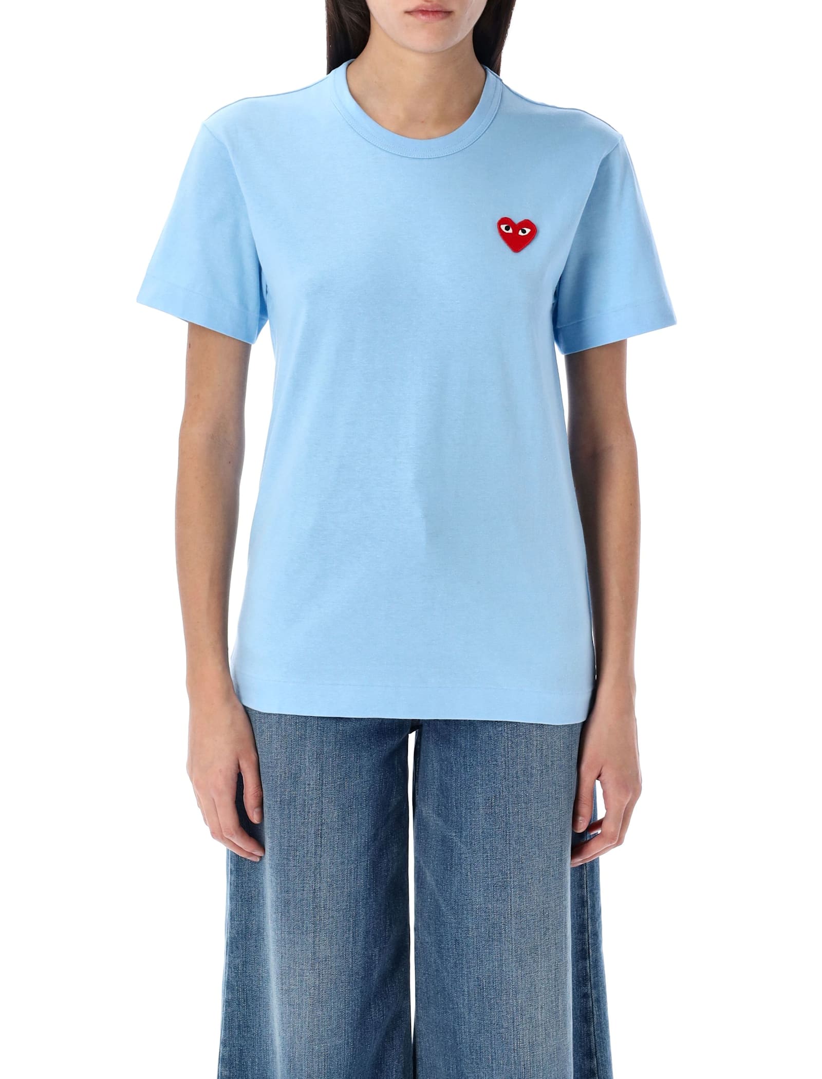 Comme des Garçons Play Red Heart Patch T-shirt