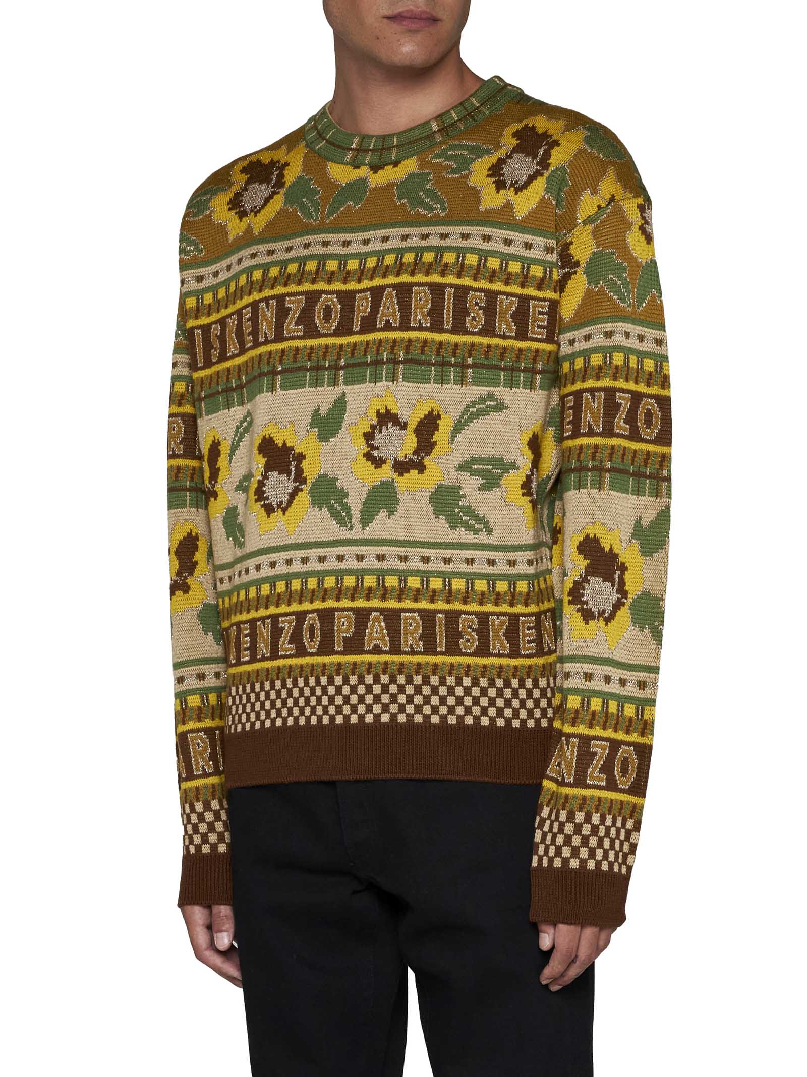 Shop Kenzo Sweater In Golden